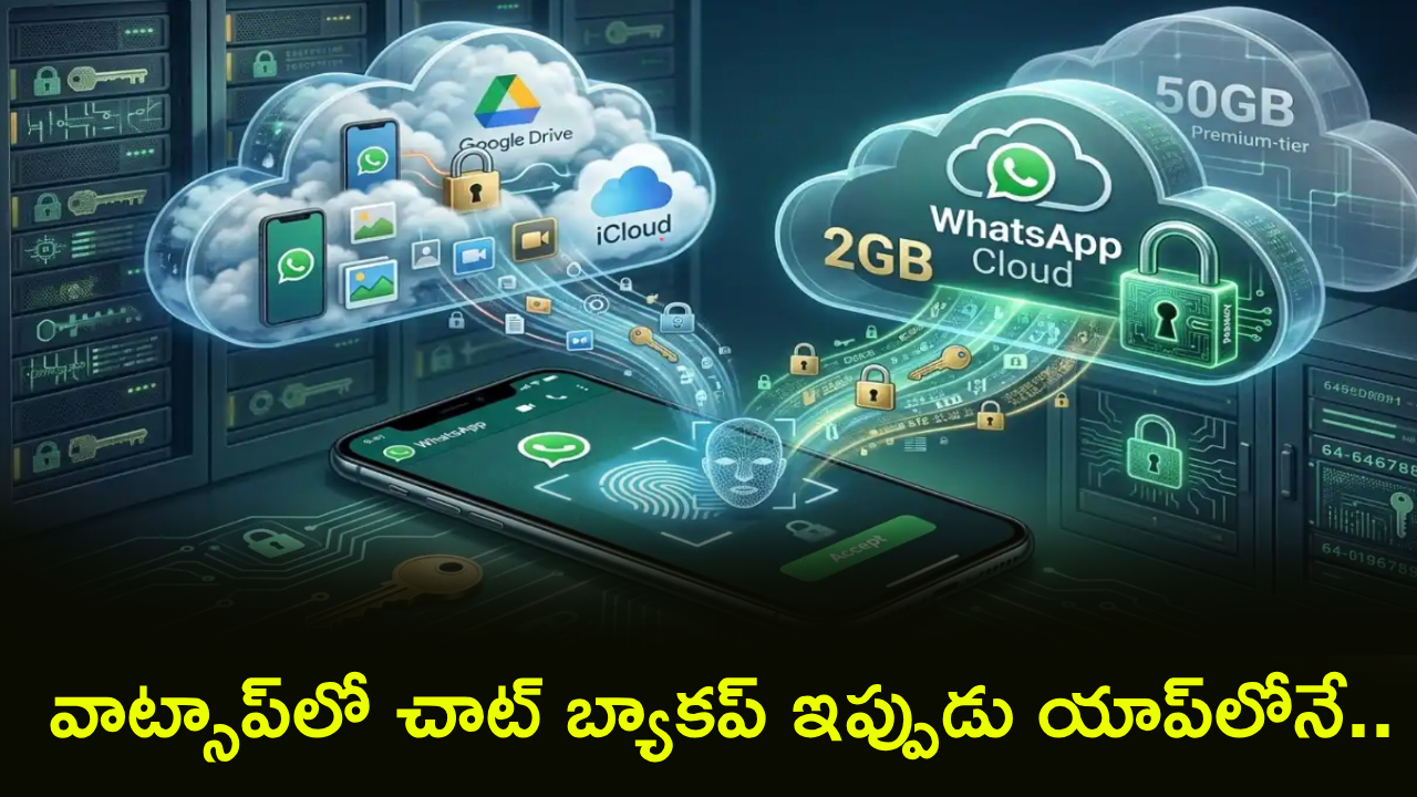 WhatsApp Backup : పండగ చేస్కోండి.. గూగుల్ డ్రైవ్‌కు గుడ్‌బై? ఇక వాట్సాప్‌లోనే ‘చాట్ బ్యాకప్’ కొత్త ఫీచర్..!
