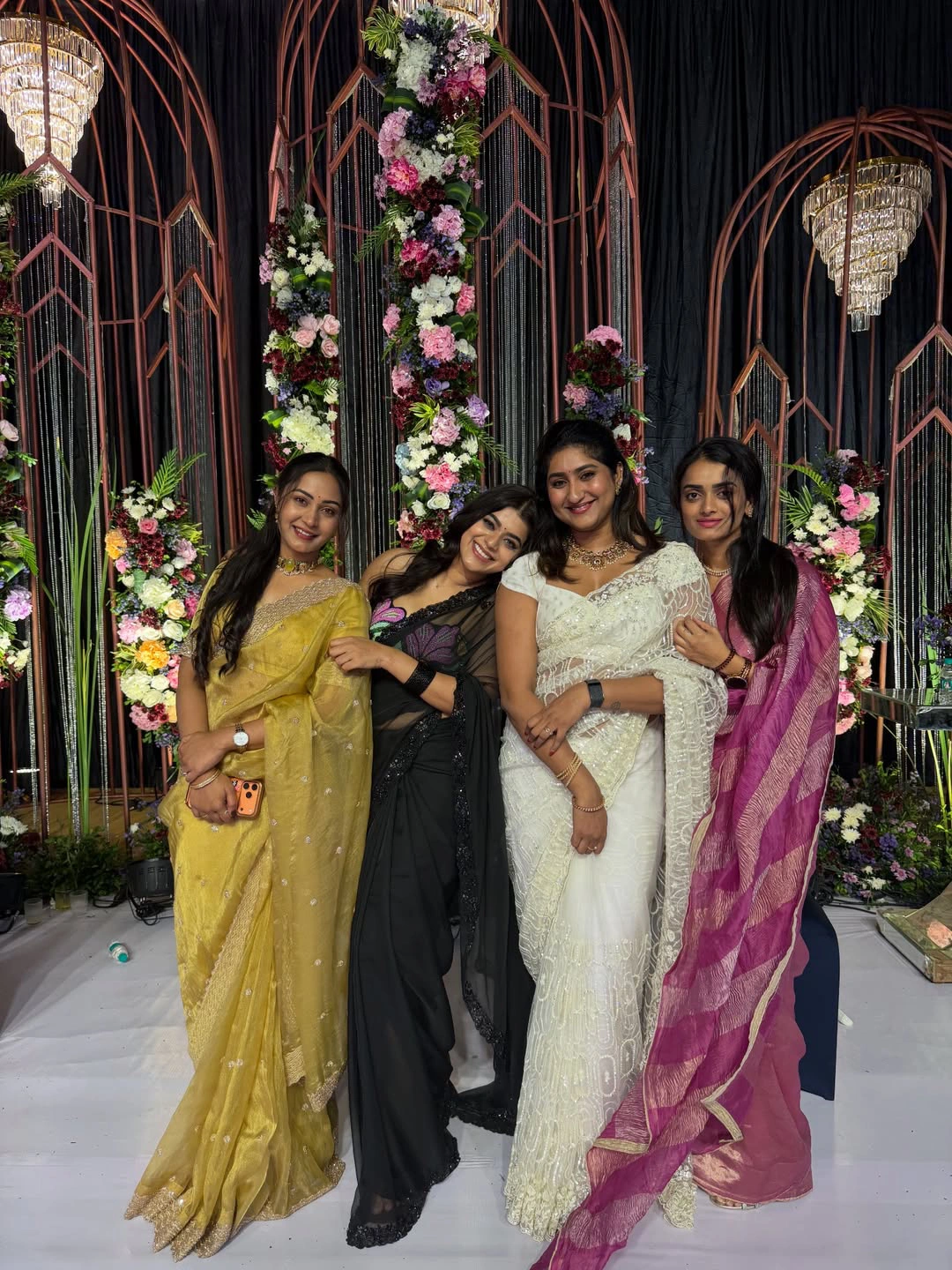 Yamini Bhaskar Shines in Transparent Black Saree