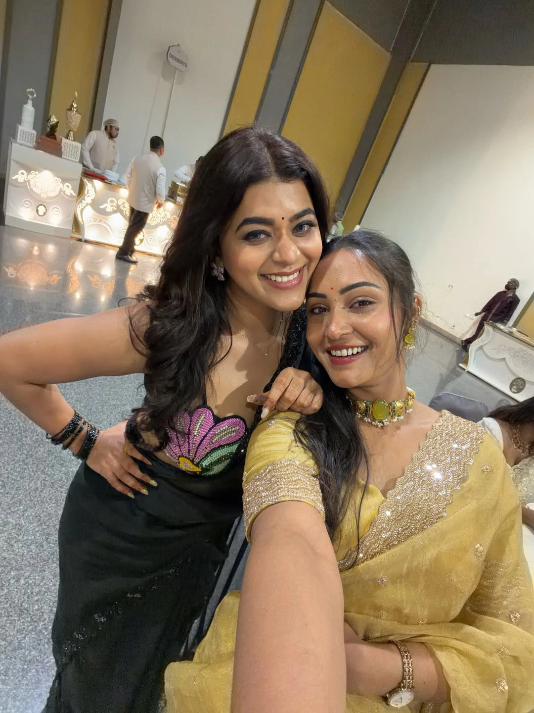 Yamini Bhaskar Shines in Transparent Black Saree