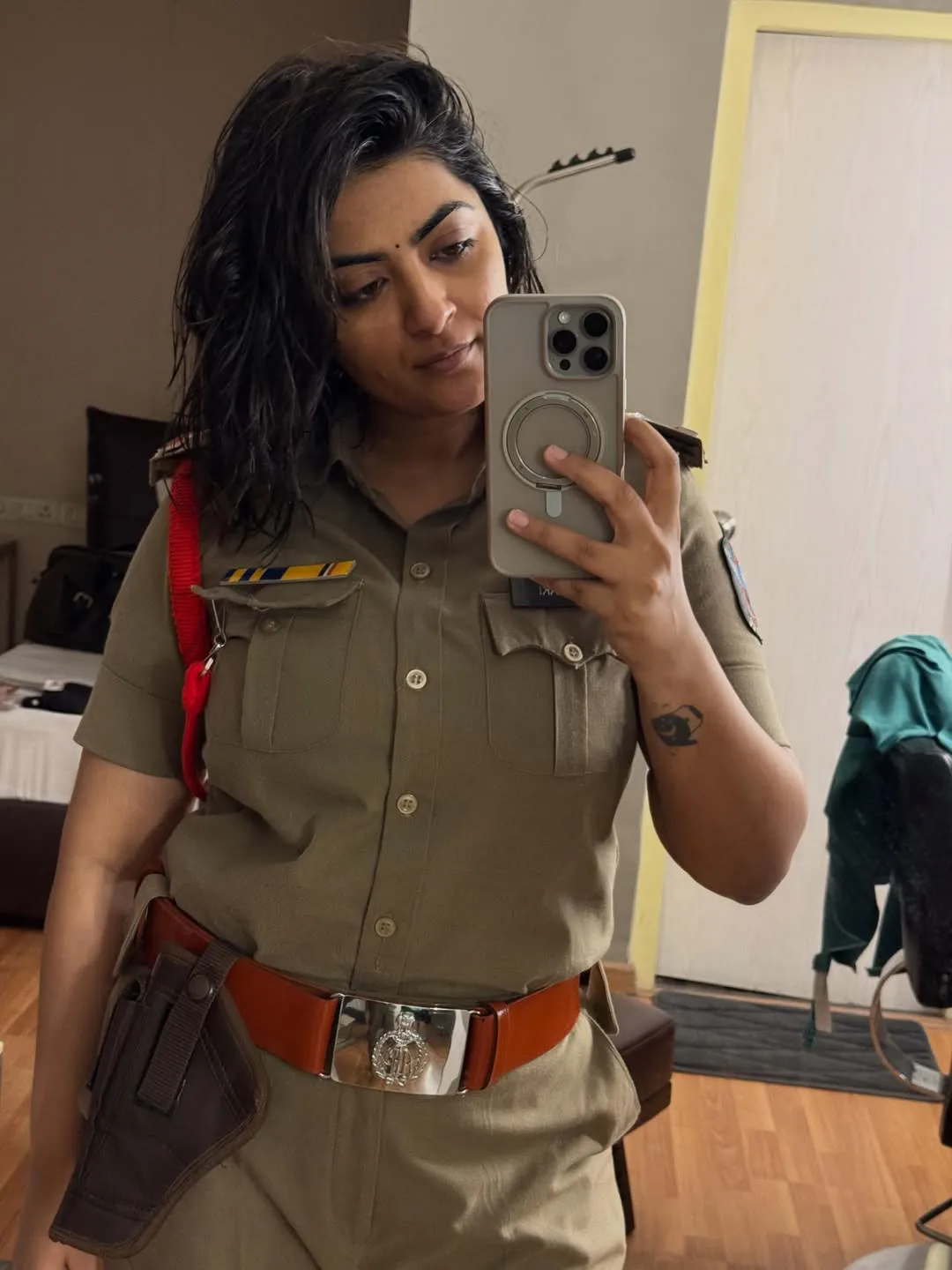 Zayn Marie Khan Shares Dacoit Movie Working Stills