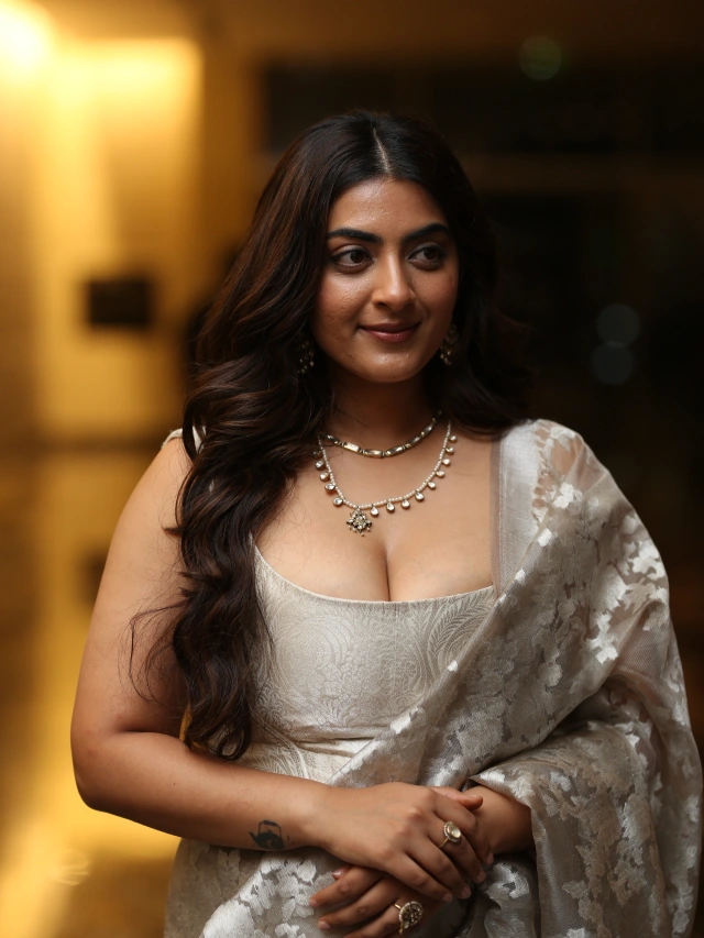 Zayn Marie Khan Shines in Saree at Dacoit Trailer Launch Event