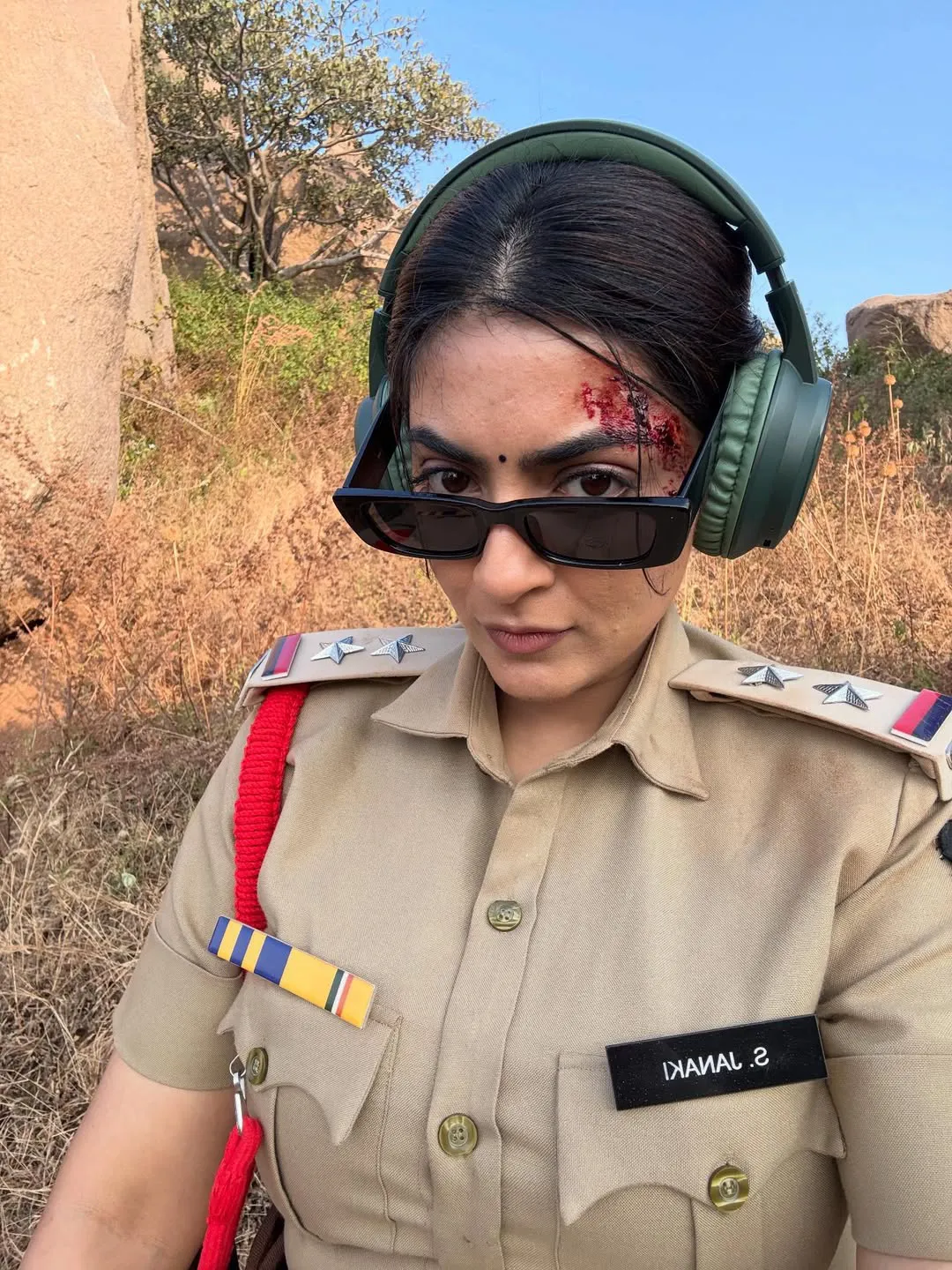 Zayn Marie Khan Shares Dacoit Movie Working Stills