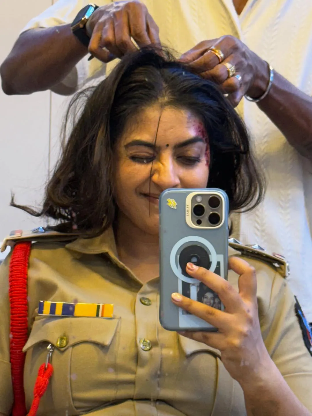 Zayn Marie Khan Shares Dacoit Movie Working Stills