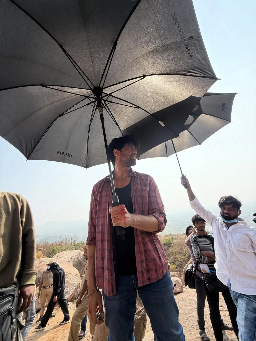 Zayn Marie Khan Shares Dacoit Movie Working Stills