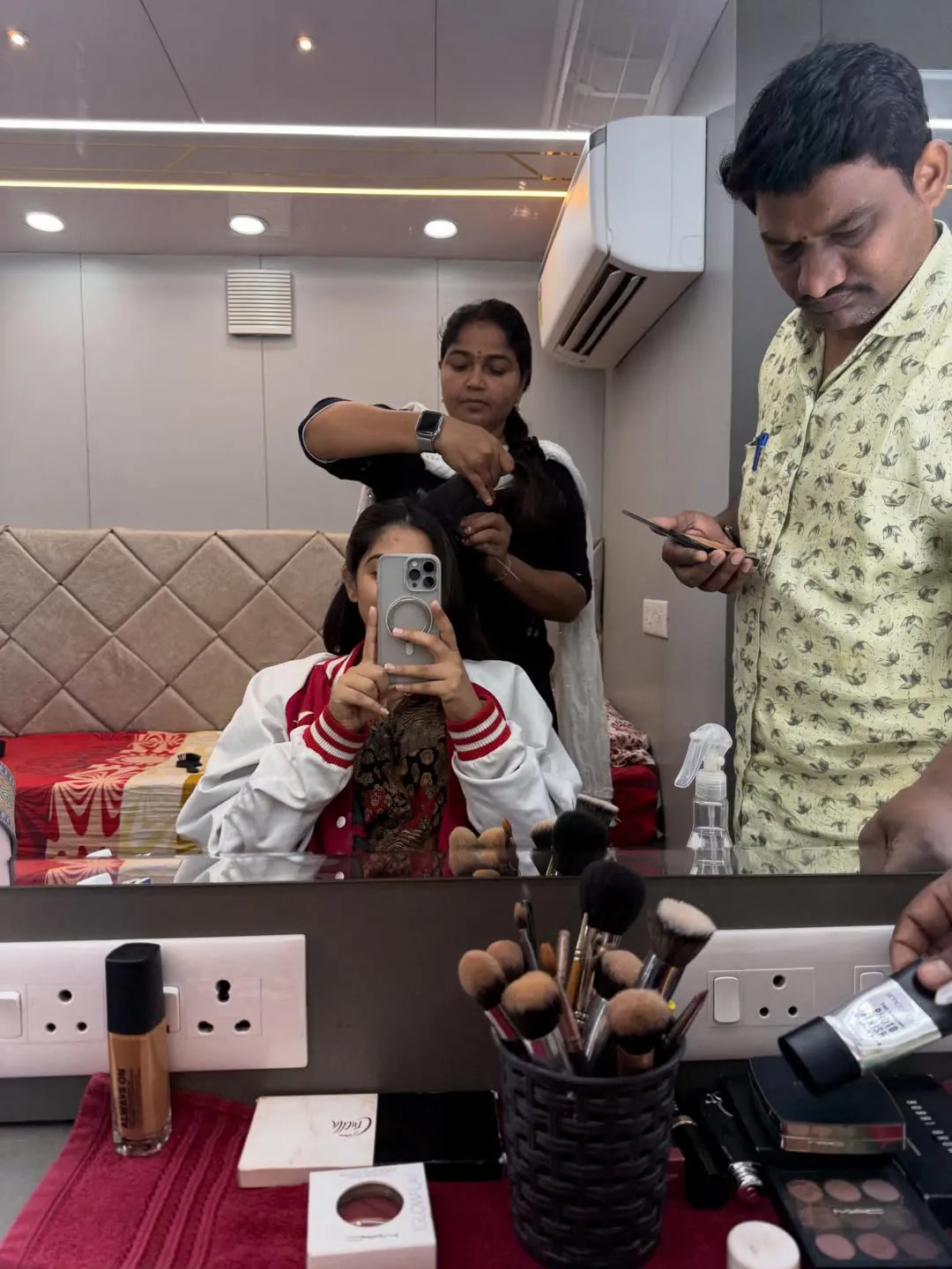 Zayn Marie Khan Shares Dacoit Movie Working Stills