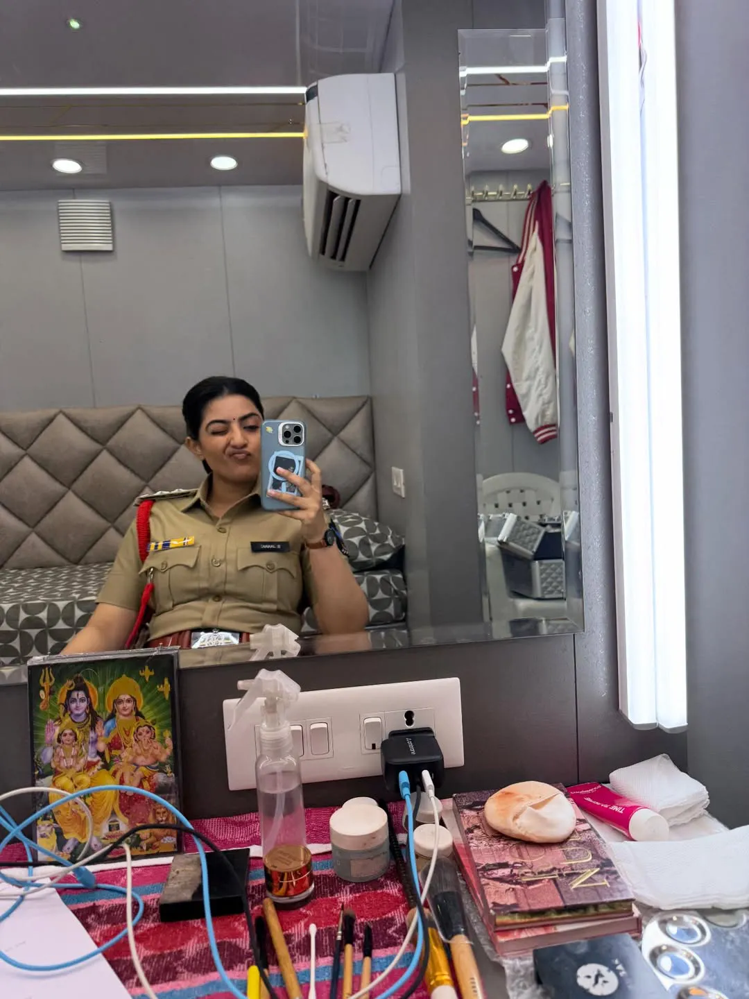 Zayn Marie Khan Shares Dacoit Movie Working Stills