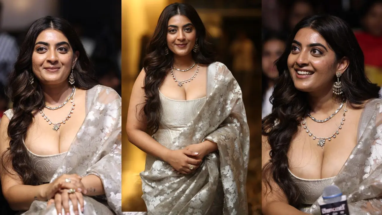 Zayn Marie Khan Shines in Saree at Dacoit Trailer Launch Event