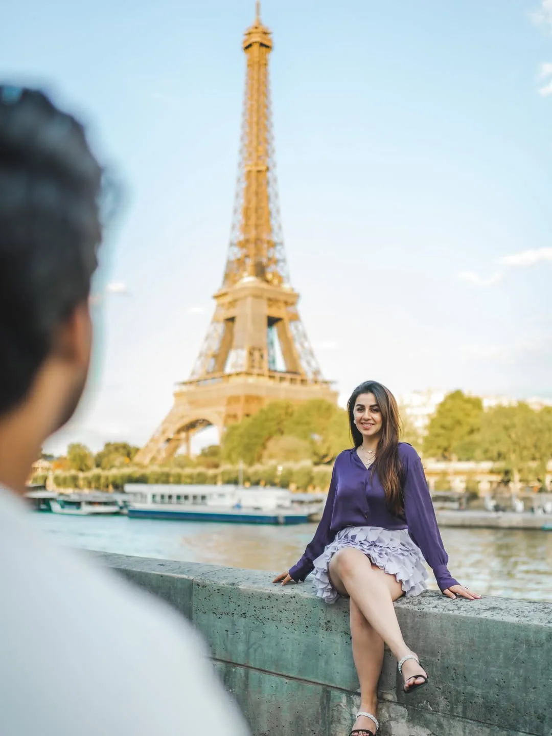 aadhi pinisetty, nikki galrani paris vacation photos