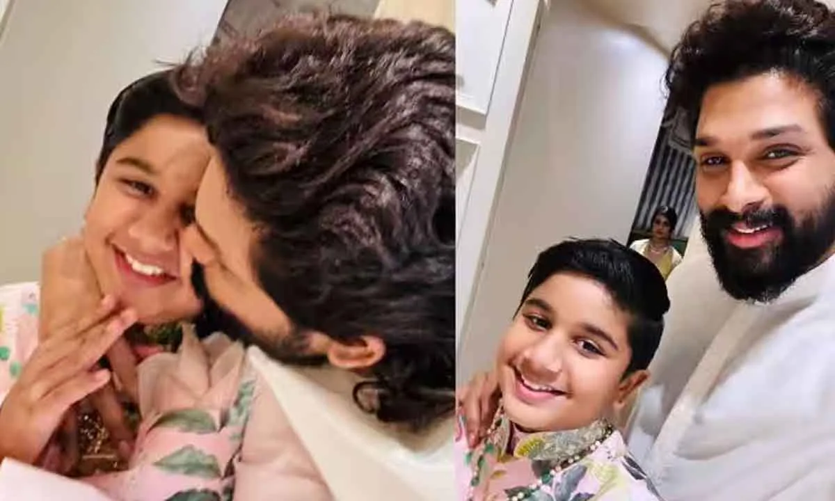 allu ayaan birthday special photos