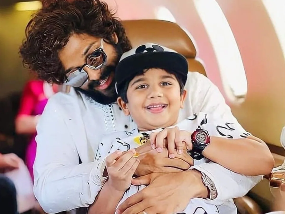 allu ayaan birthday special photos
