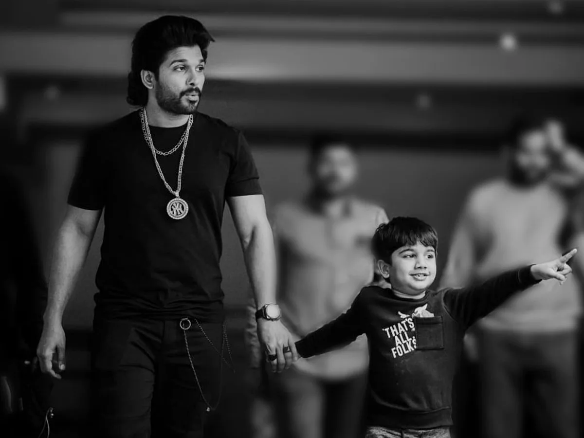 allu ayaan birthday special photos