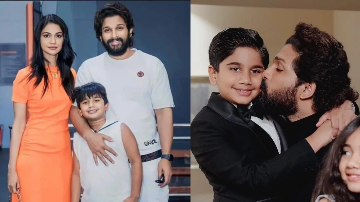 allu ayaan birthday special photos