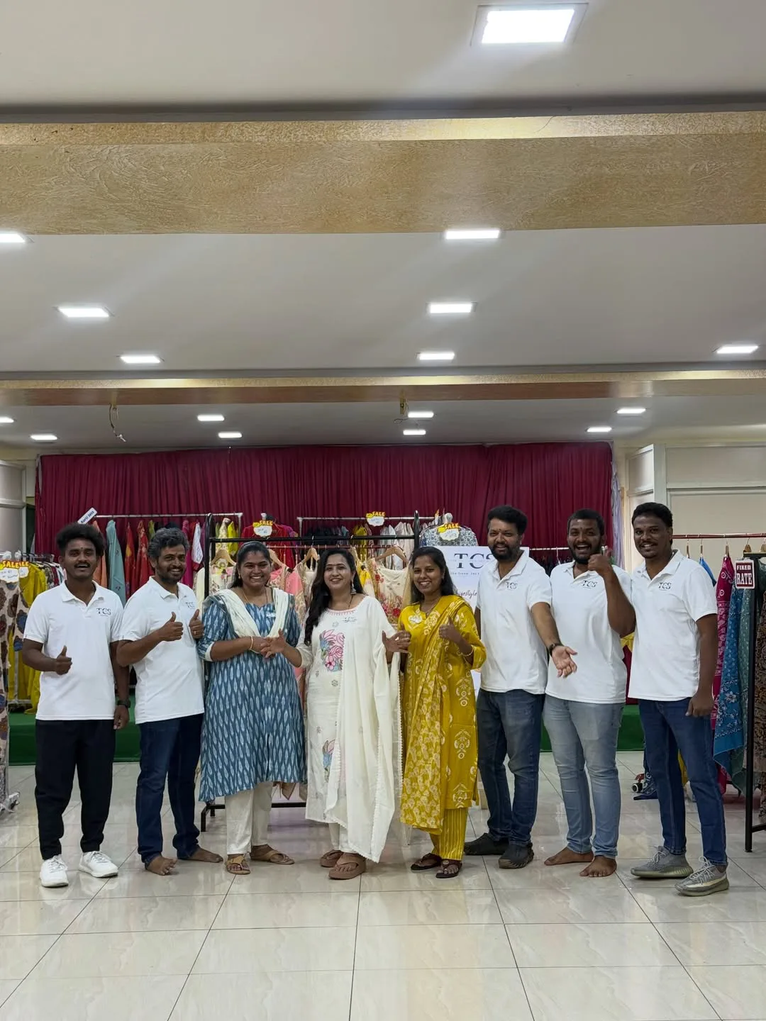 anchor lasya manjunath collection at Guntur The Cord Set Studio Exhibition