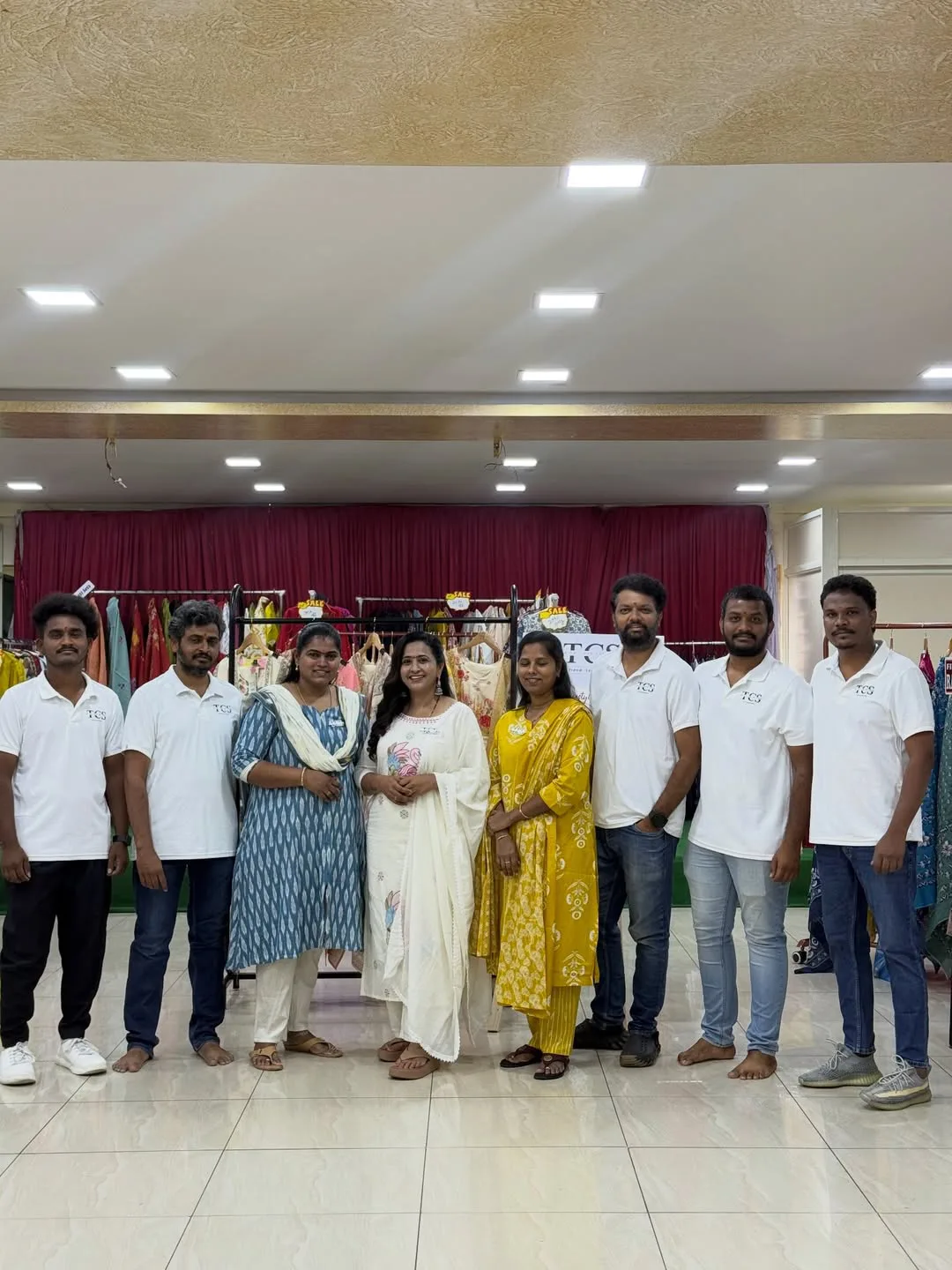 anchor lasya manjunath collection at Guntur The Cord Set Studio Exhibition