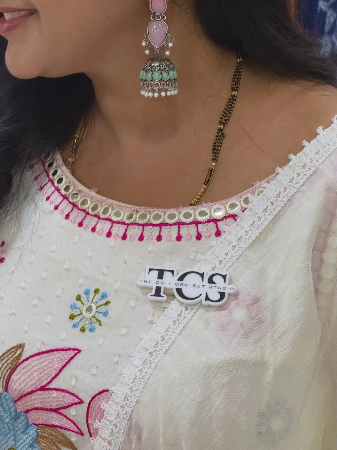 anchor lasya manjunath collection at Guntur The Cord Set Studio Exhibition