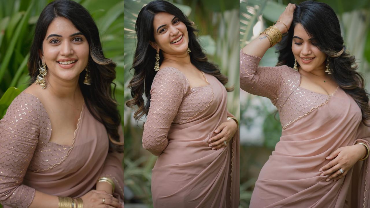 Sravanthi Chokkarapu: వన్నె తగ్గని అందం, వయ్యారాల విందు.. చీరలో స్రవంతి చొక్కారపు కిల్లింగ్ పోజులు