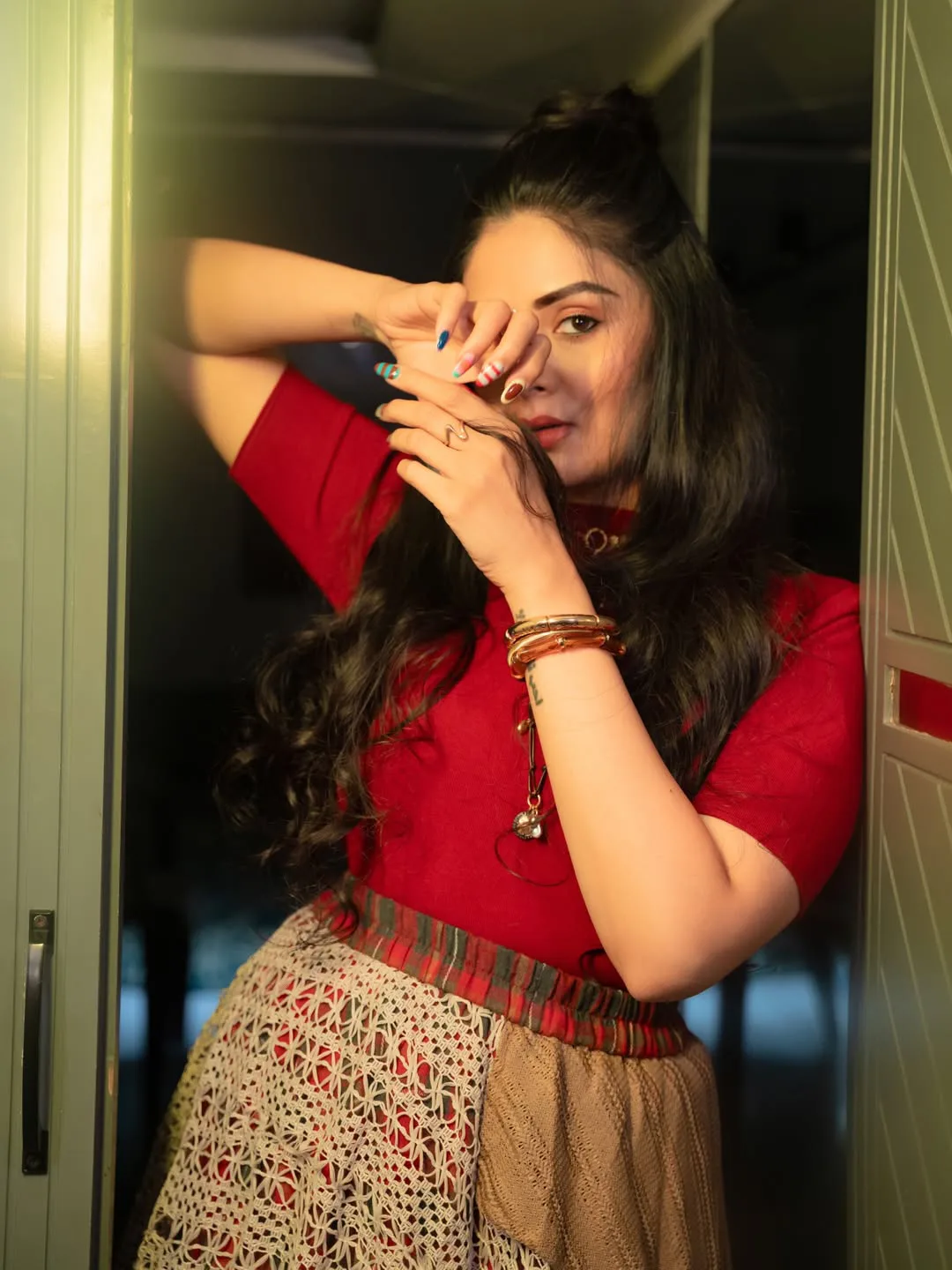anchor sreemukhi latest photo gallery