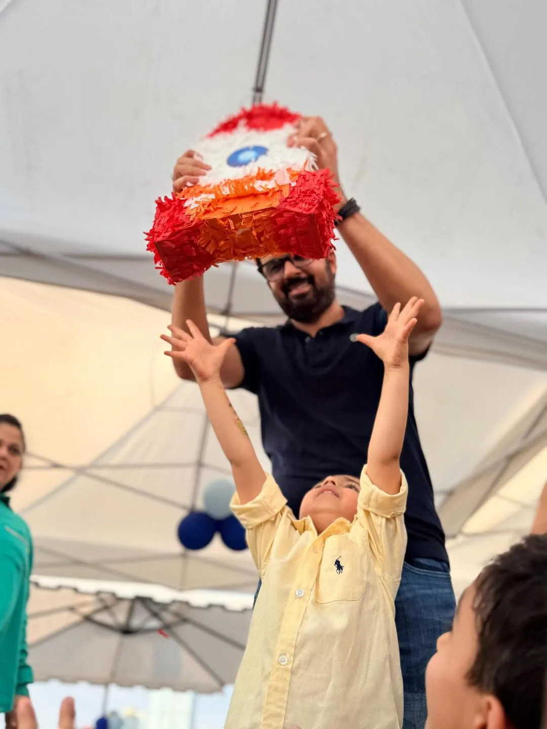 kajal aggarwal son Neil Kitchlu 4th birthday photos