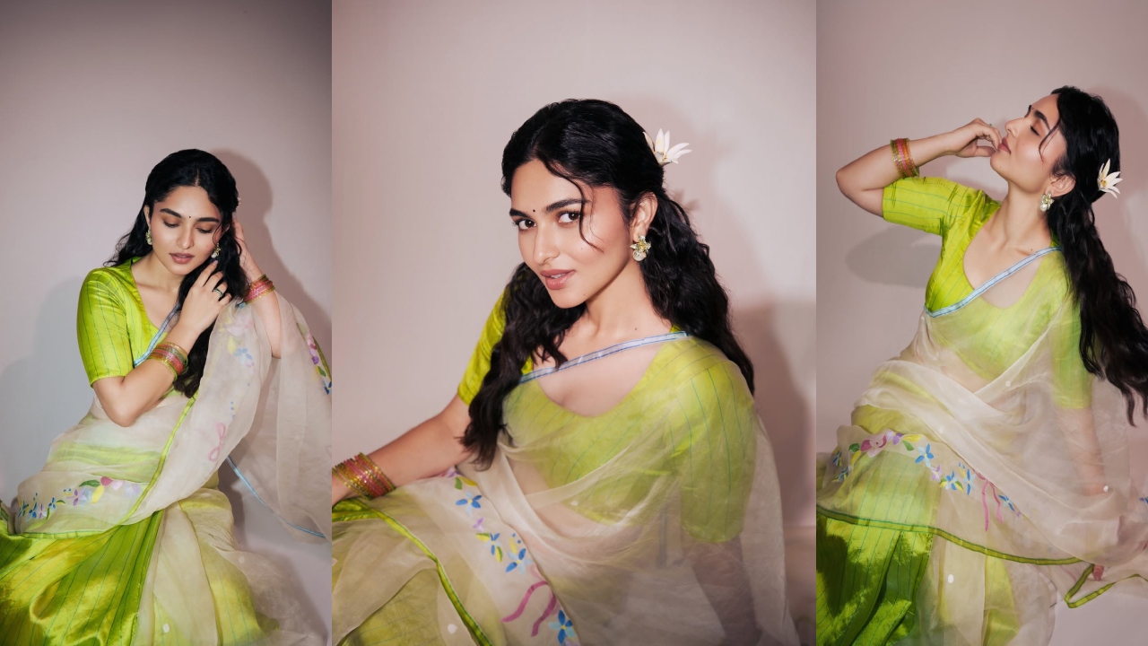 kayadu lohar : గ్రీన్ క‌ల‌ర్ చీర‌లో క‌యాదు లోహ‌ర్.. అందంతో మ‌తి పోతుందిగా