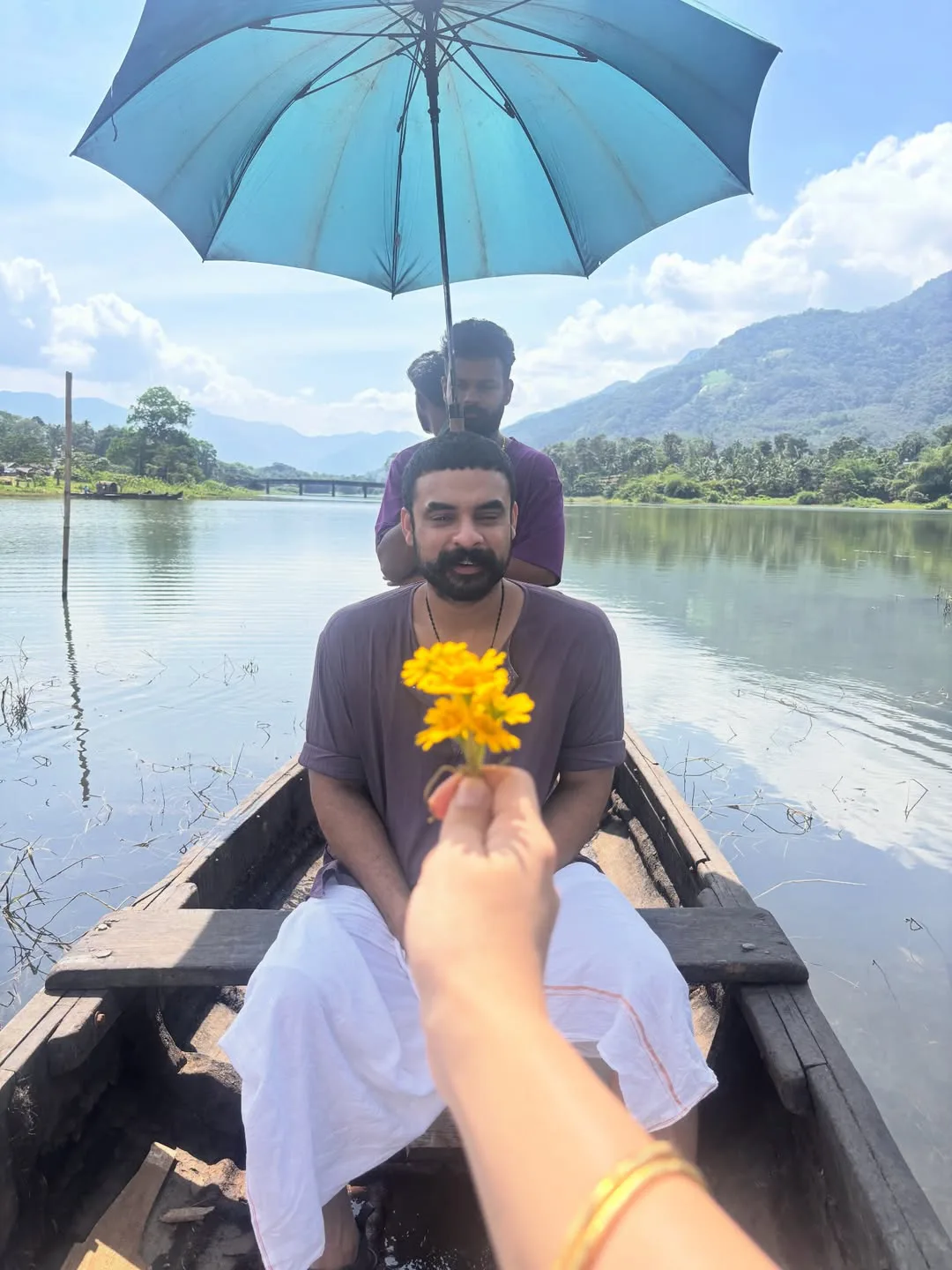 kayadu lohar shared pallichattambi movie working stills