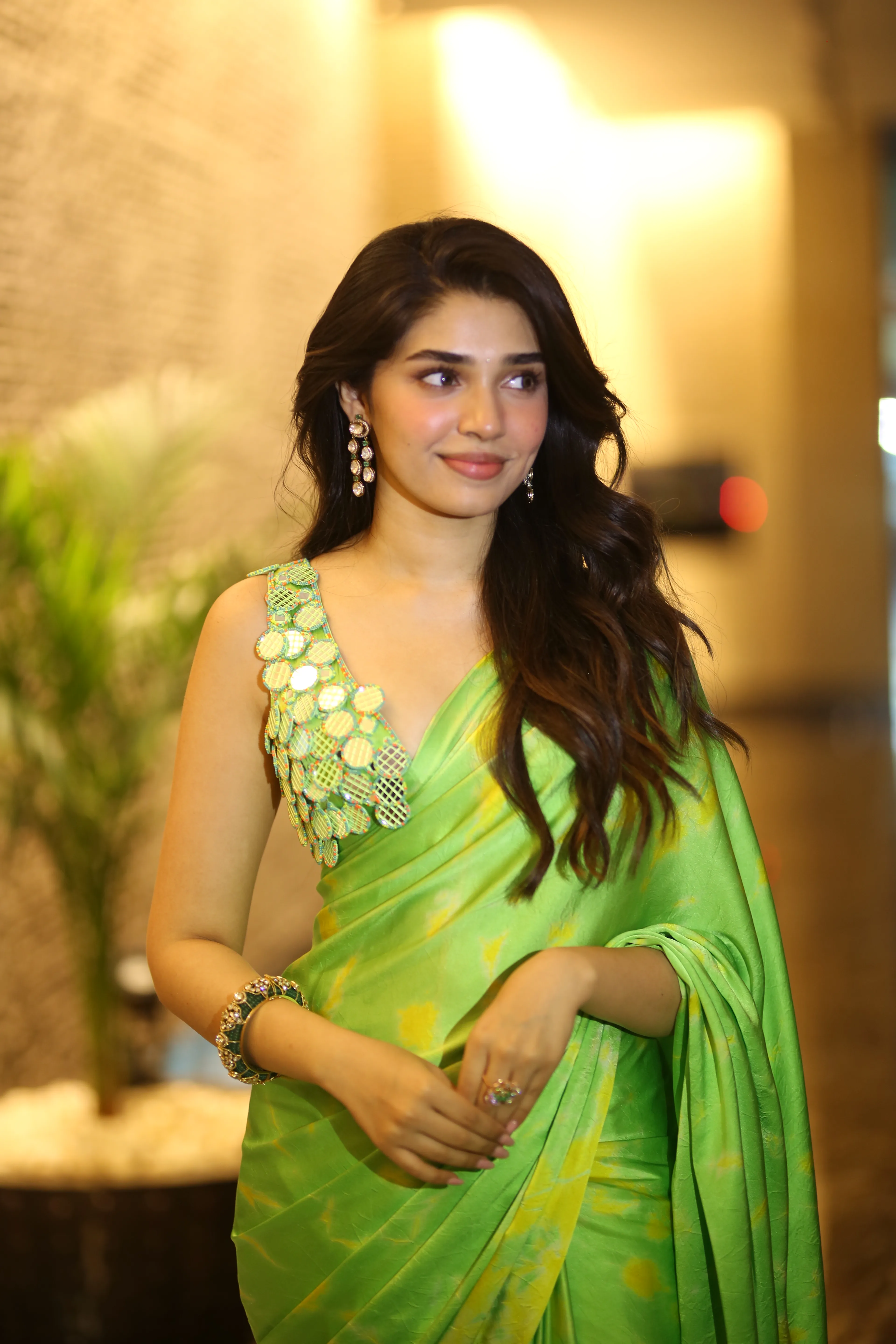 krithi shetty in Lik movie pre release event