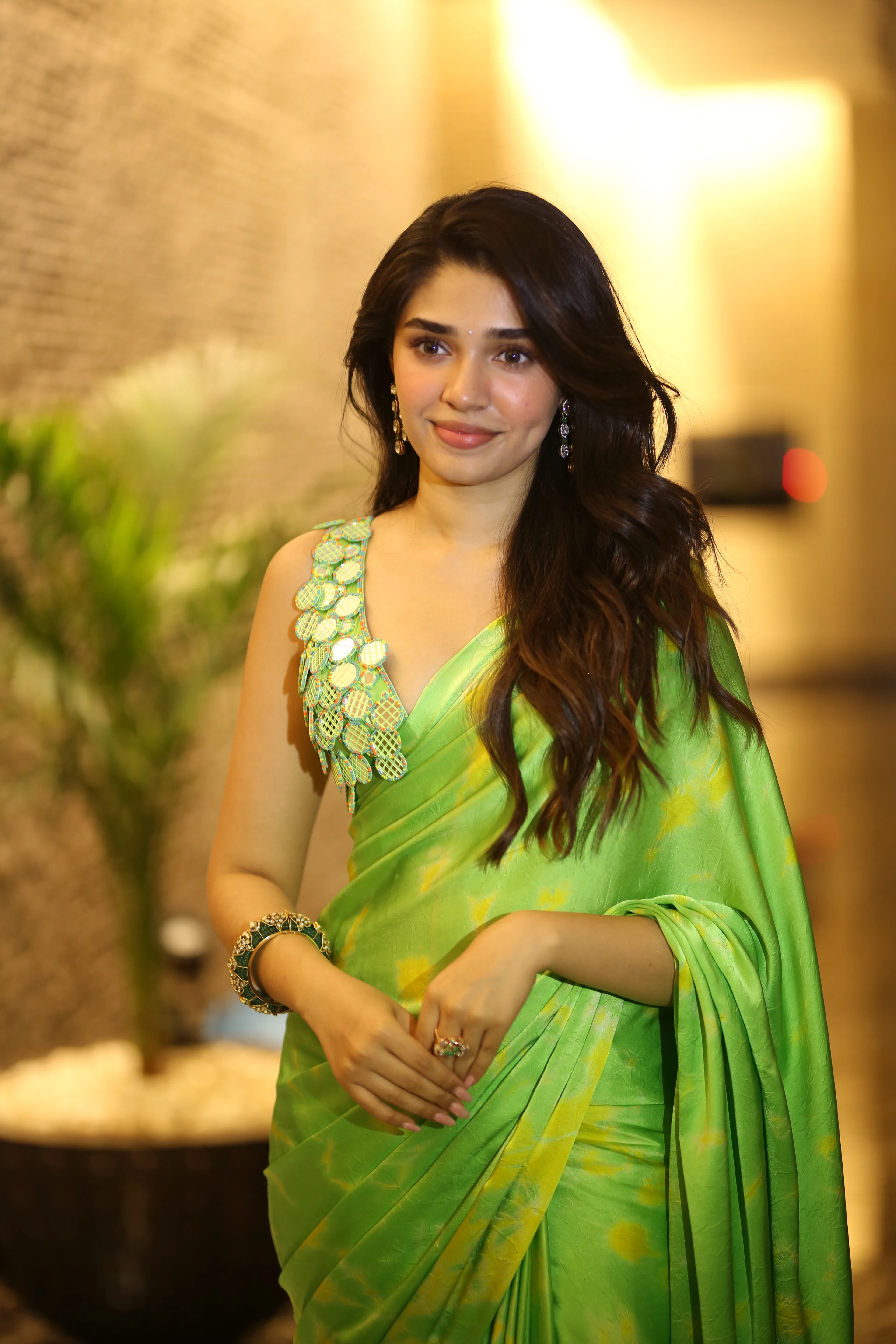 krithi shetty in Lik movie pre release event