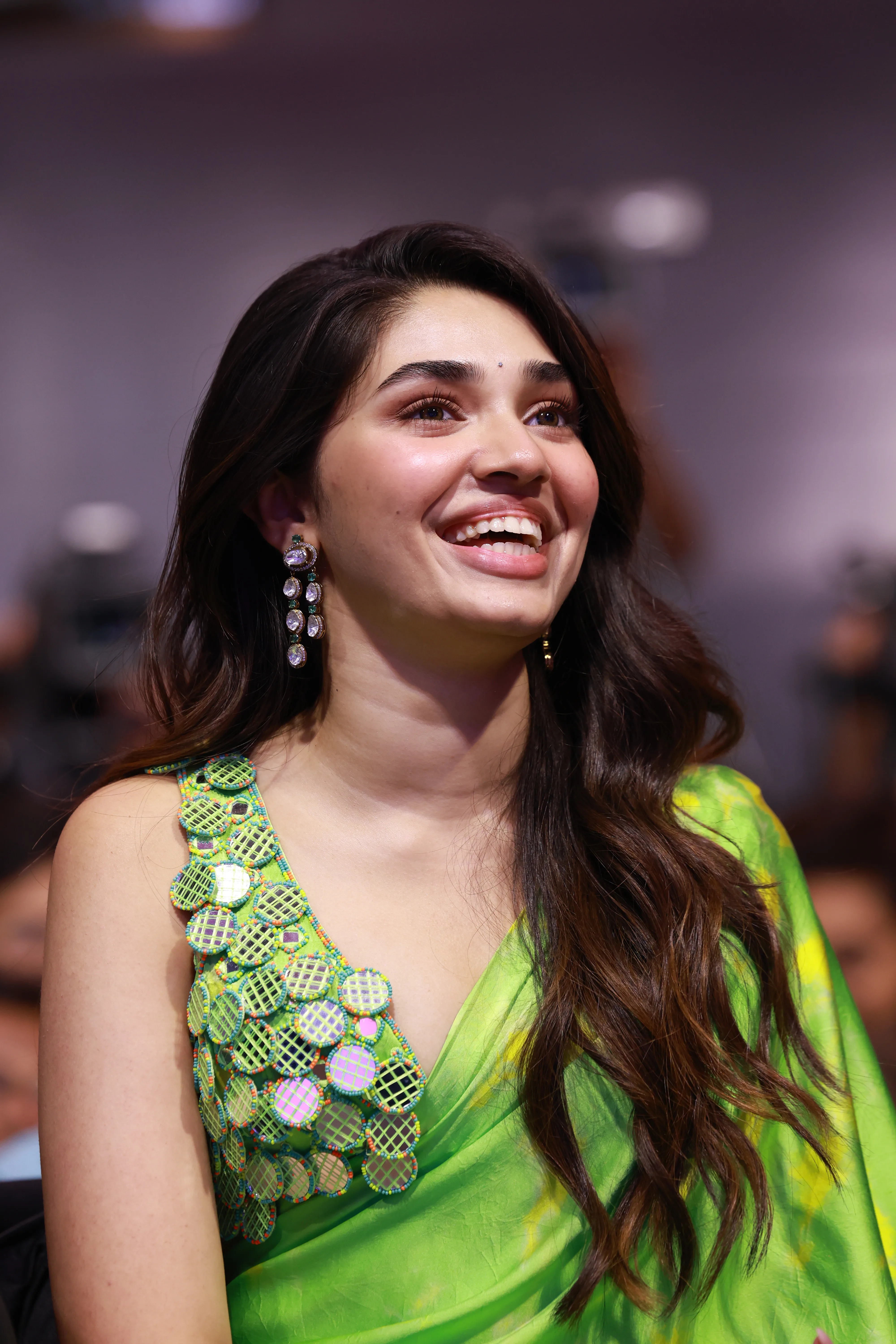 krithi shetty in Lik movie pre release event