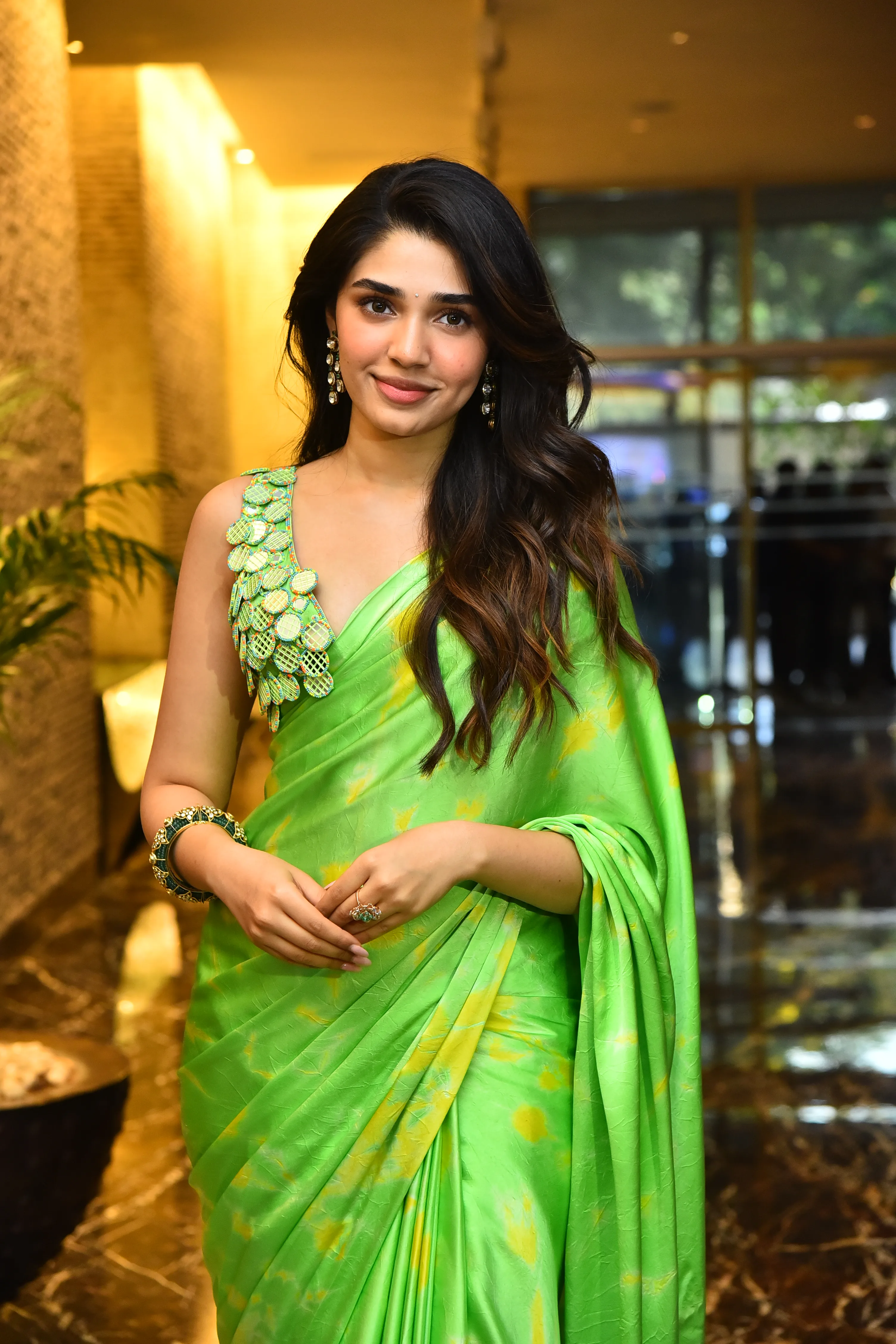 krithi shetty in Lik movie pre release event