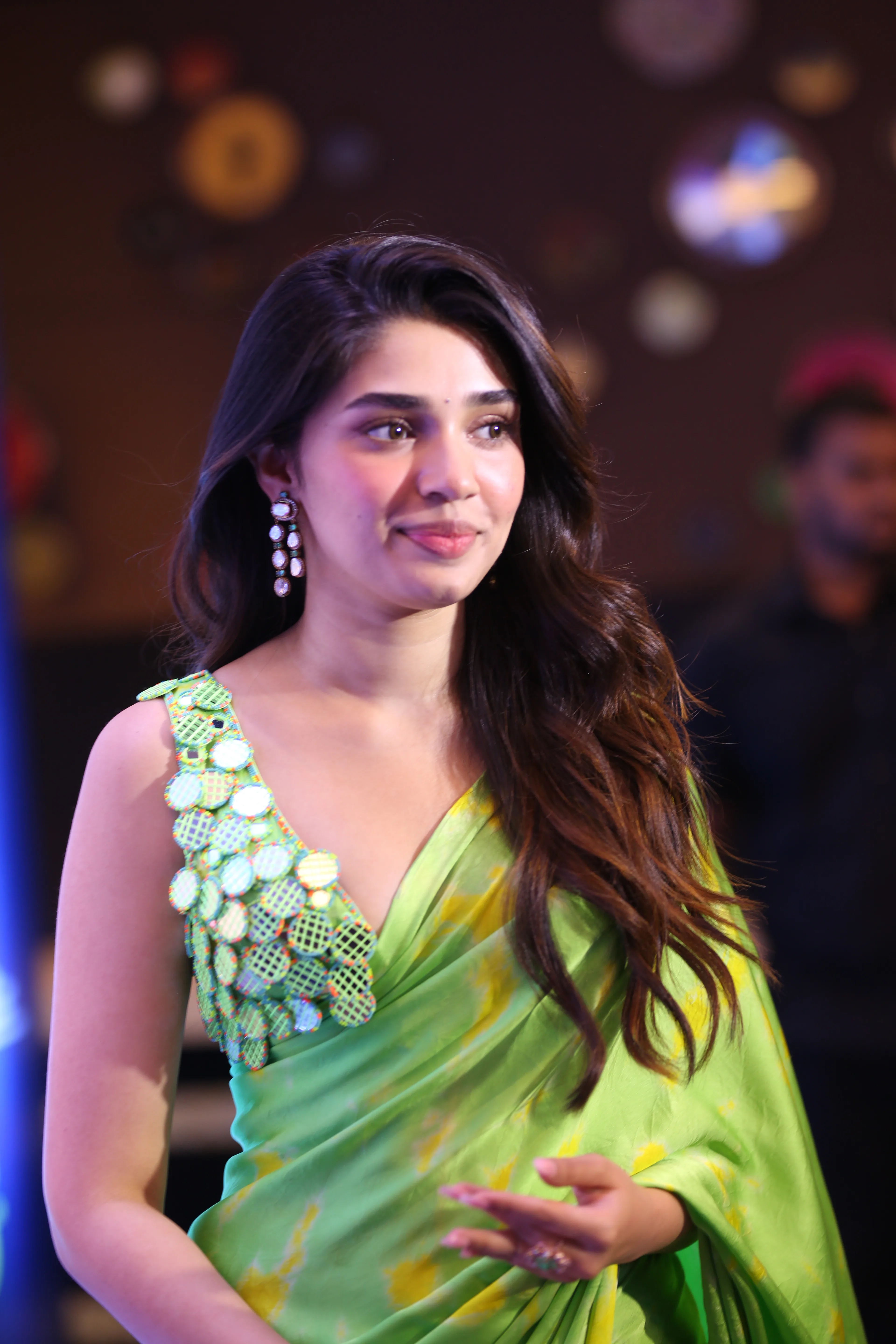 krithi shetty in Lik movie pre release event