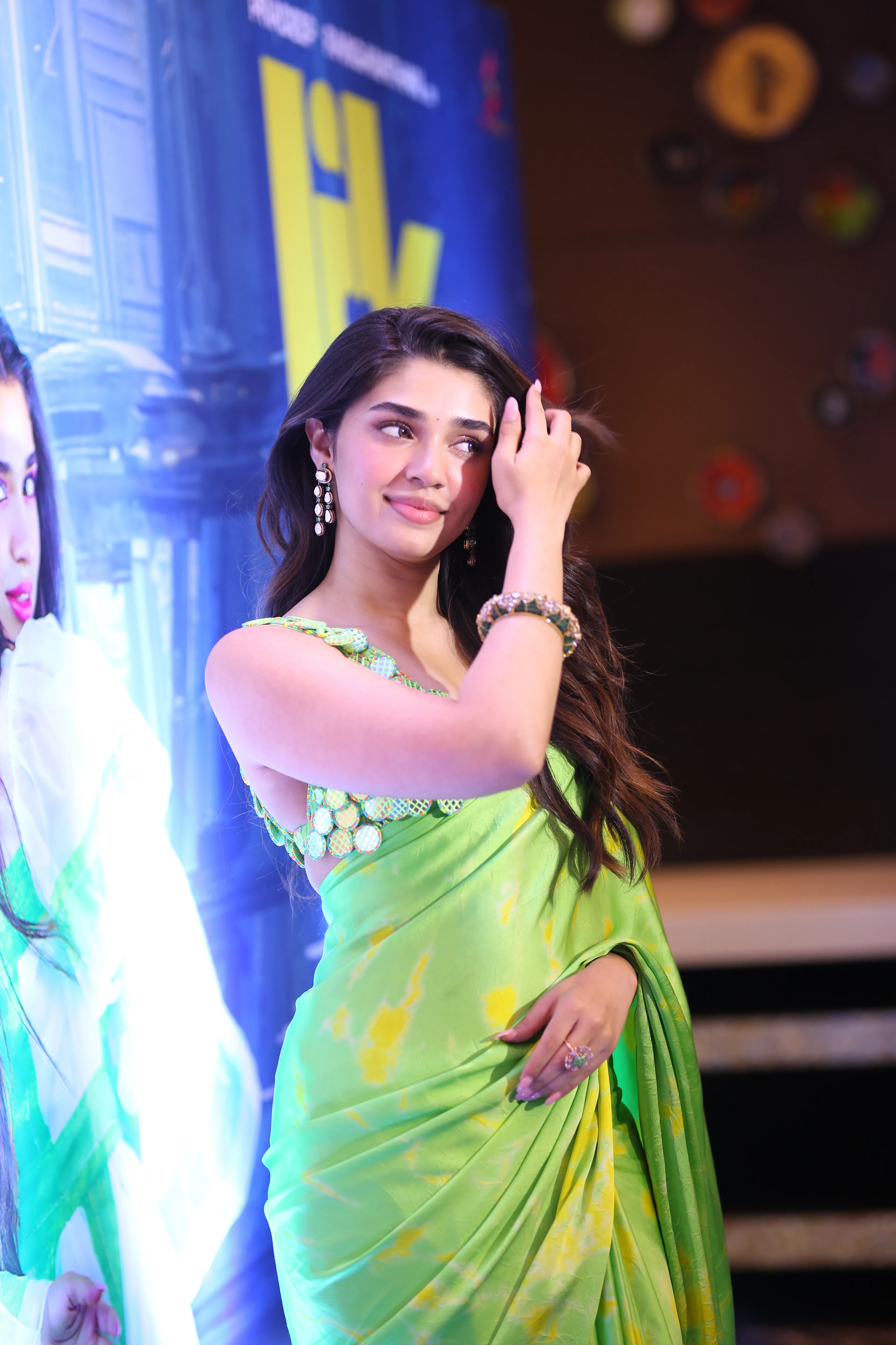 krithi shetty in Lik movie pre release event