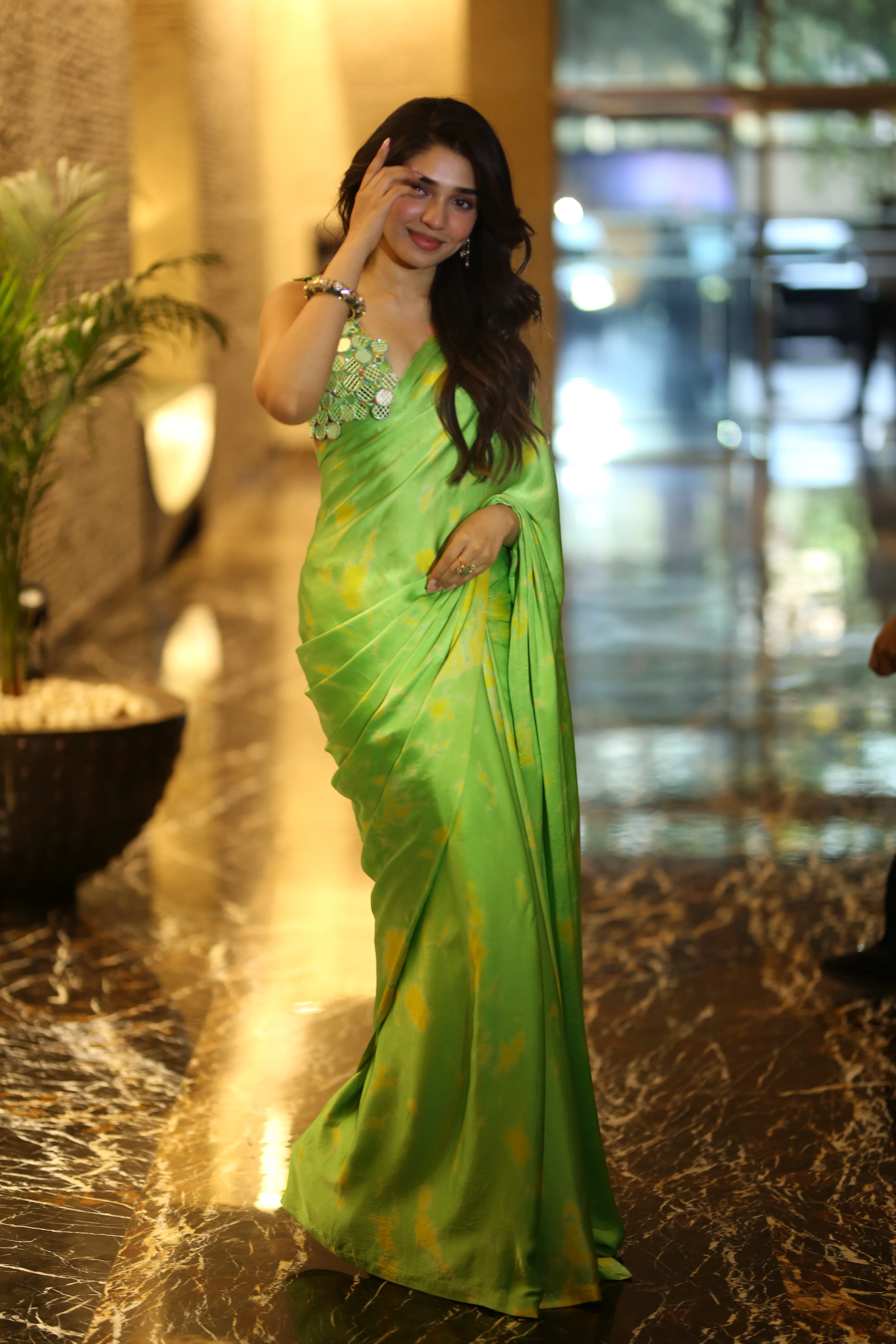 krithi shetty in Lik movie pre release event