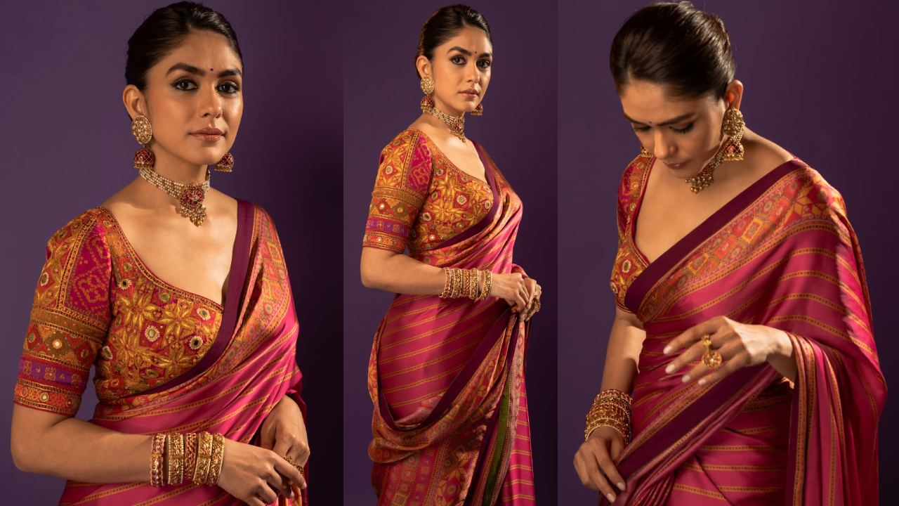 Mrunal Thakur: చీరకట్టులో మృణాల్ ఠాకూర్ సింగారం.. ‘సీతారామం’ బ్యూటీ లేటెస్ట్ ఫోటోలు వైరల్