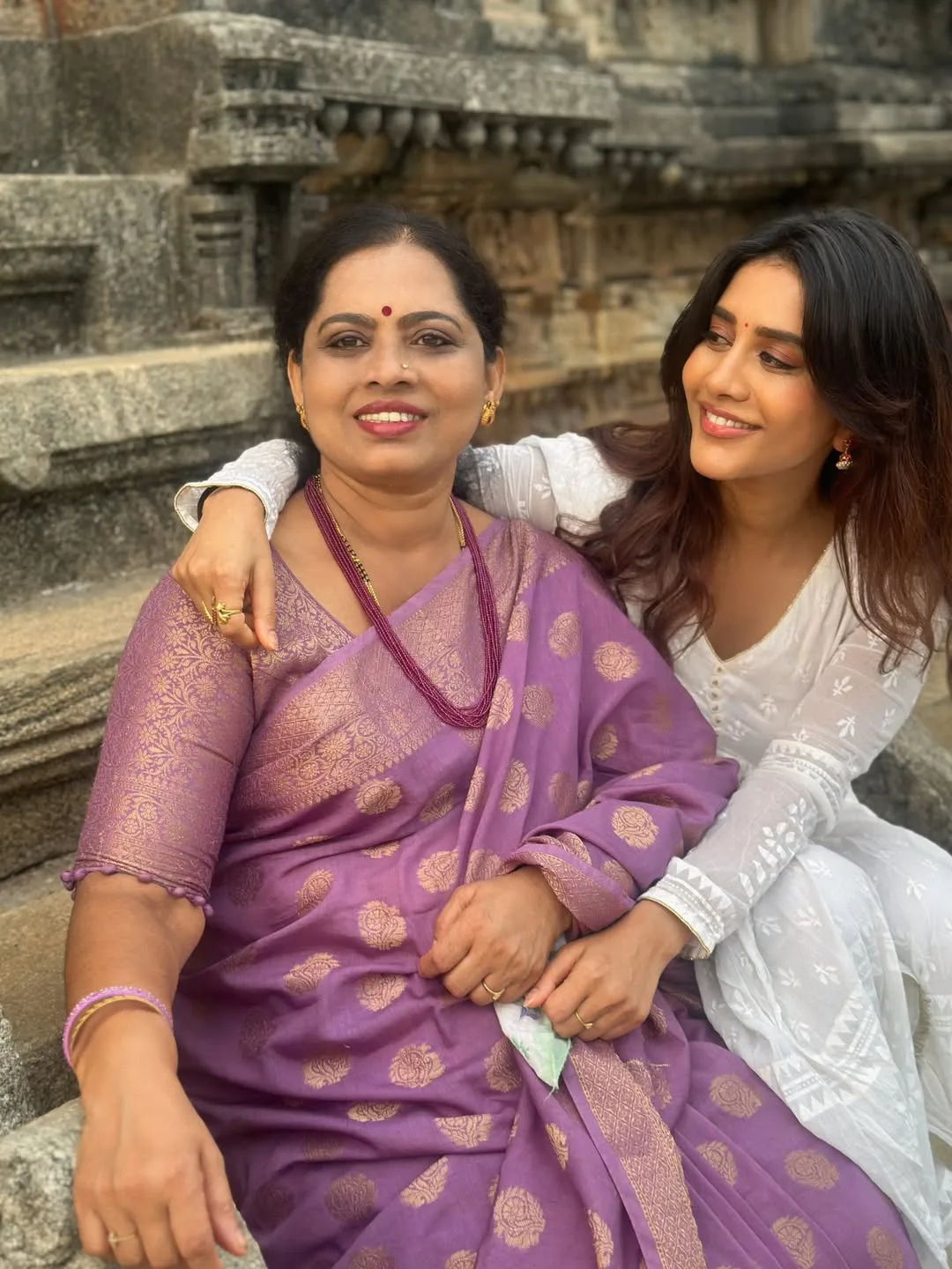 nabha natesh at shringeri Vidyashankara Temple