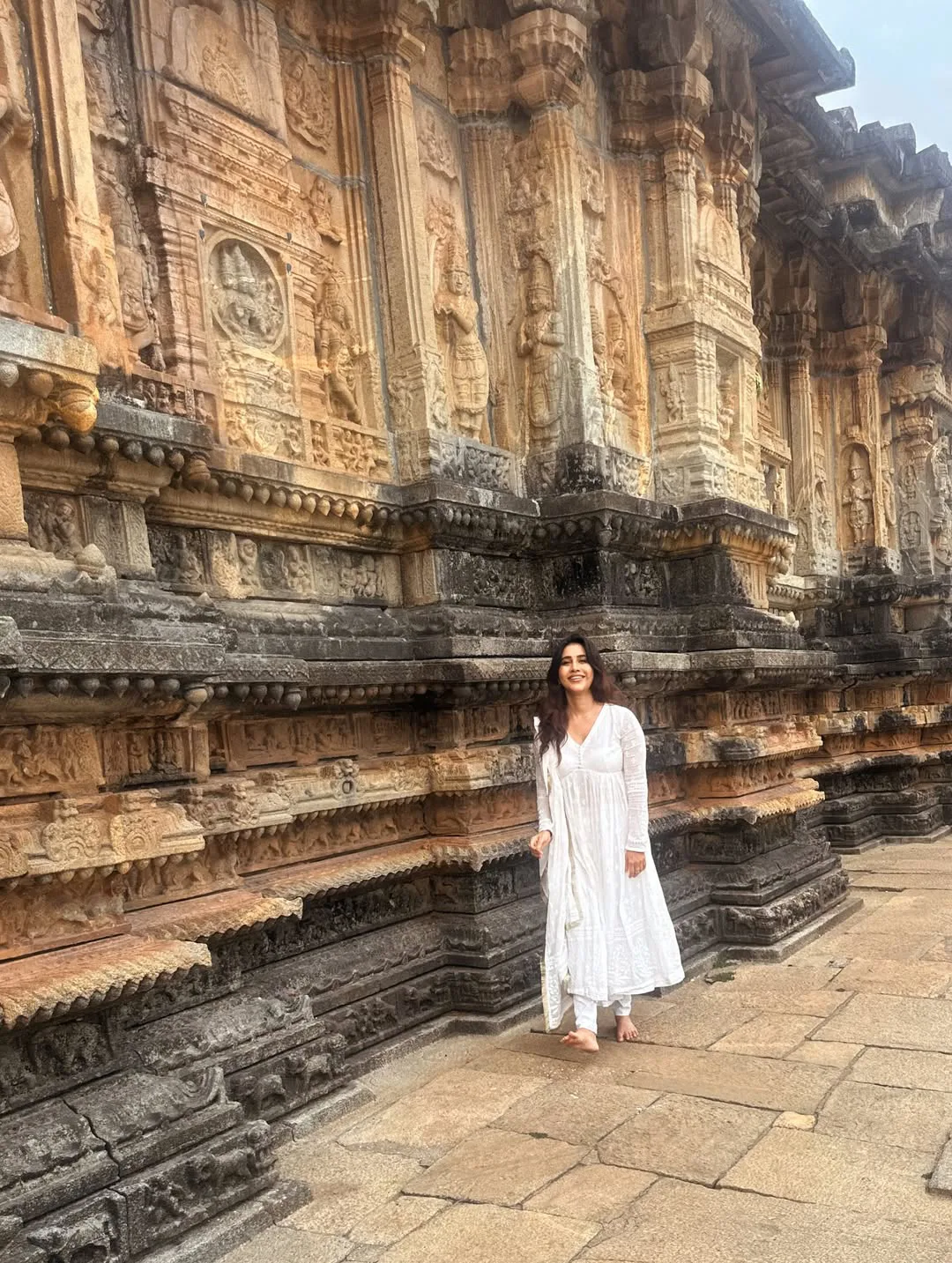 nabha natesh at shringeri Vidyashankara Temple
