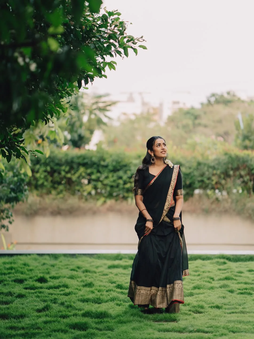 niharika konidela latest photos in black dress