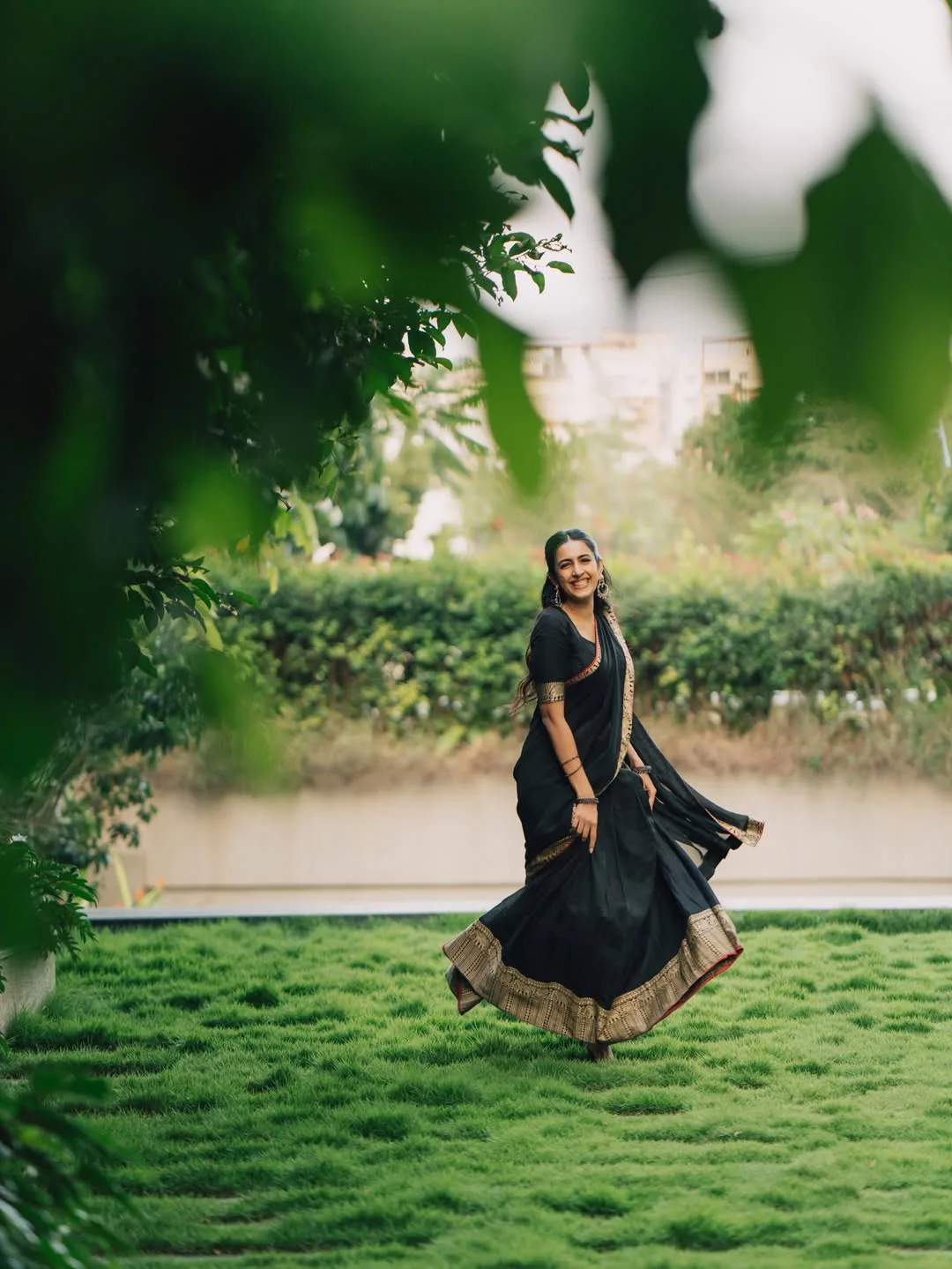 niharika konidela latest photos in black dress