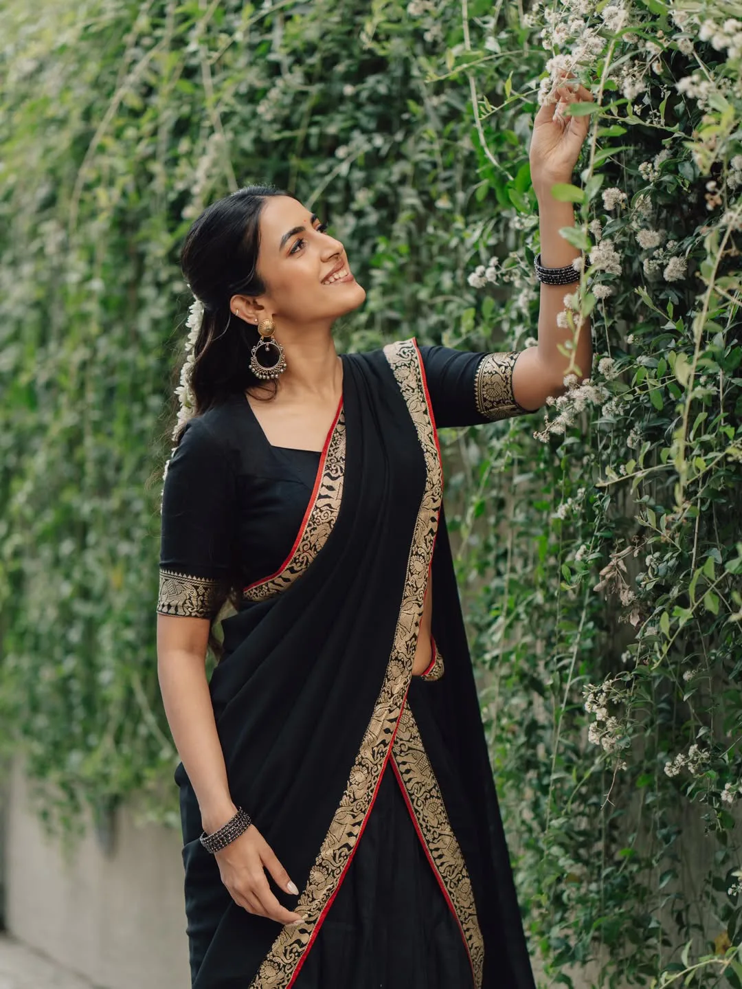 niharika konidela latest photos in black dress