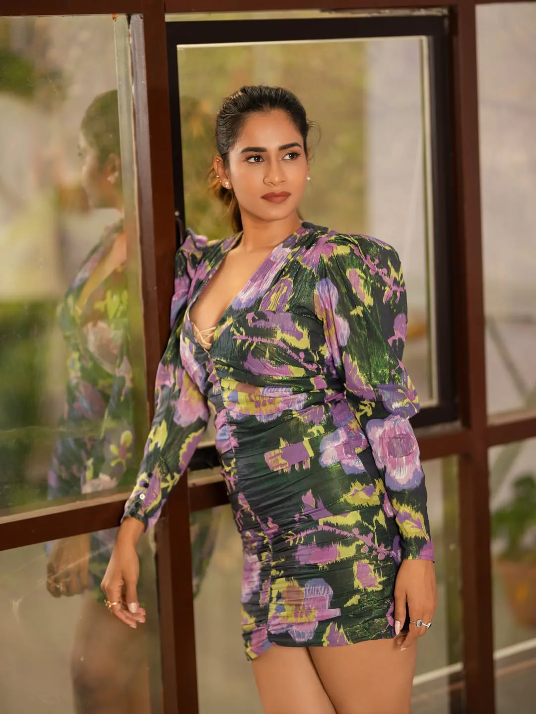 polimera heroine sahithi dasari stunning looks in short skirt