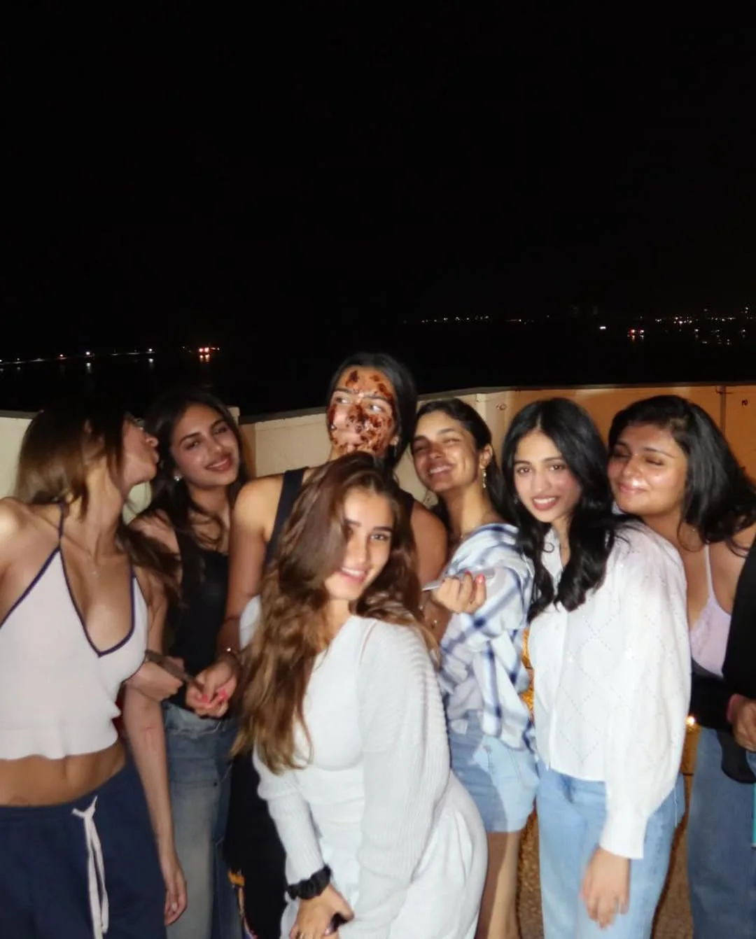 rasha thadani photos with family and friends