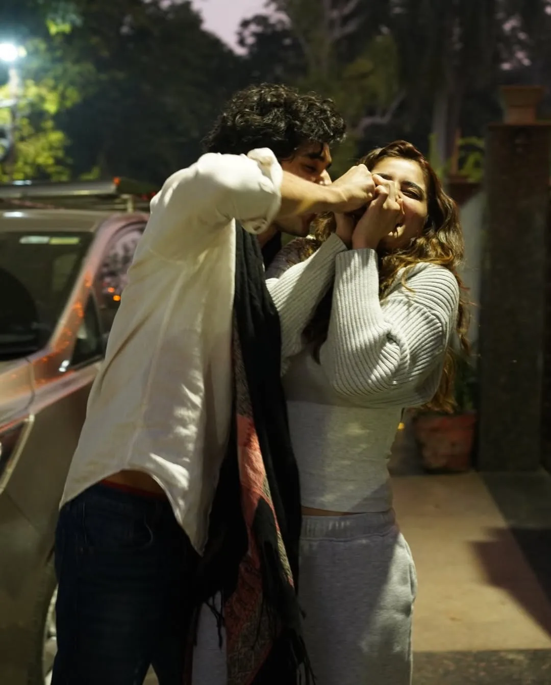 rasha thadani photos with family and friends