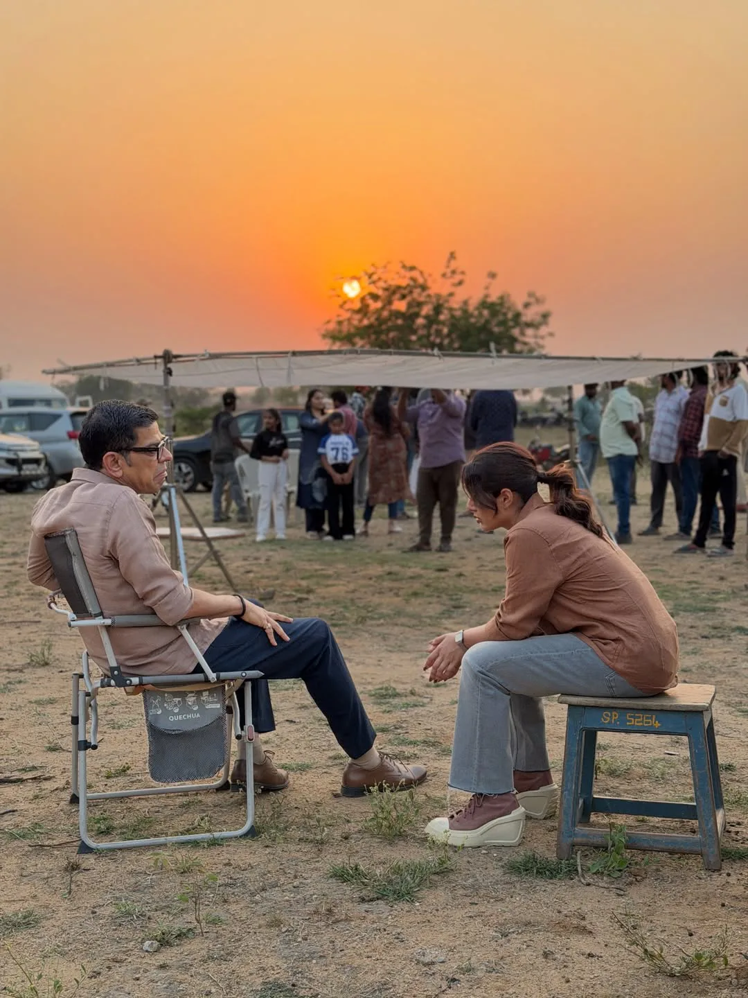 samyuktha menon shared black gold movie working stills