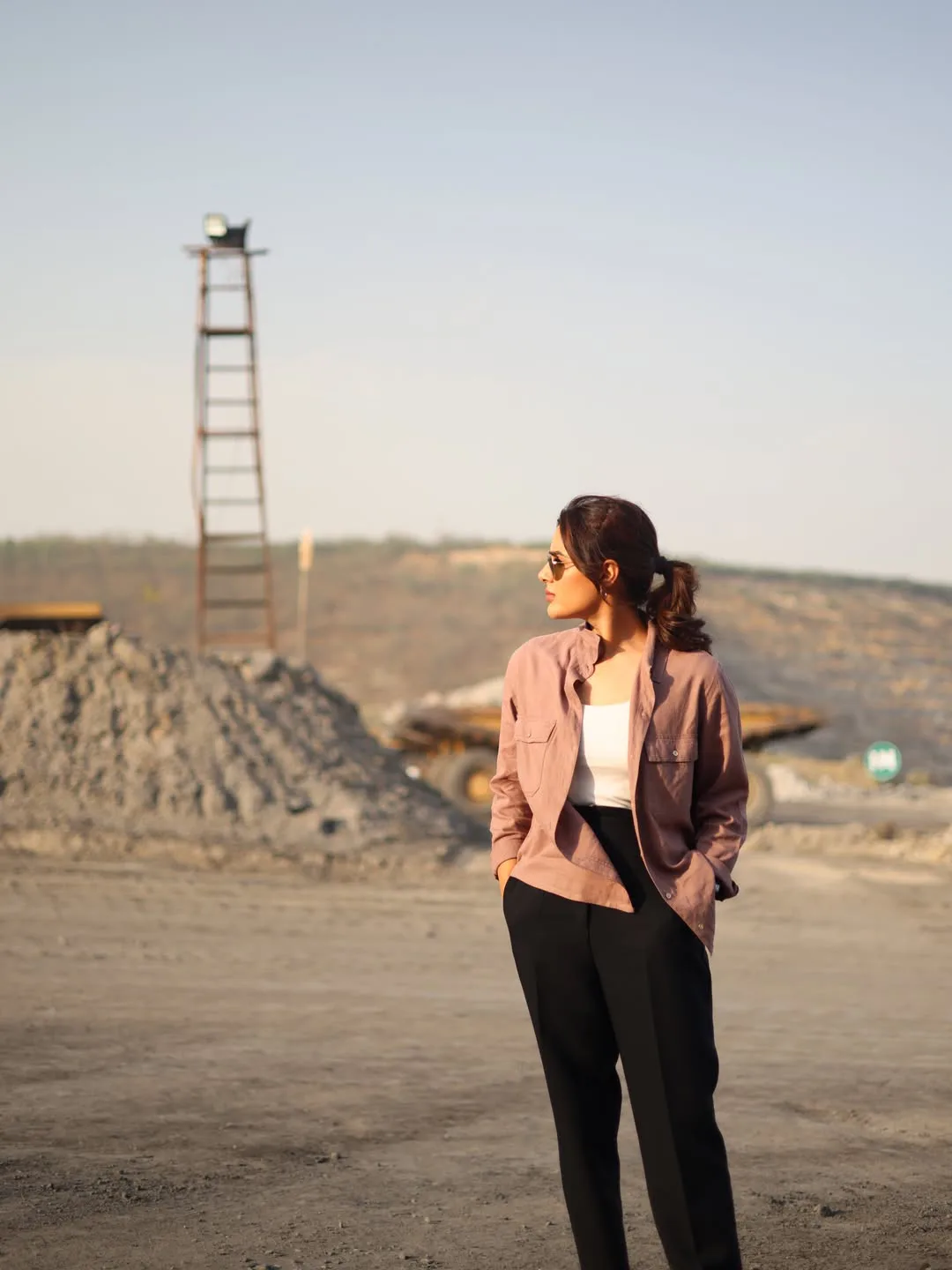 samyuktha menon shared black gold movie working stills