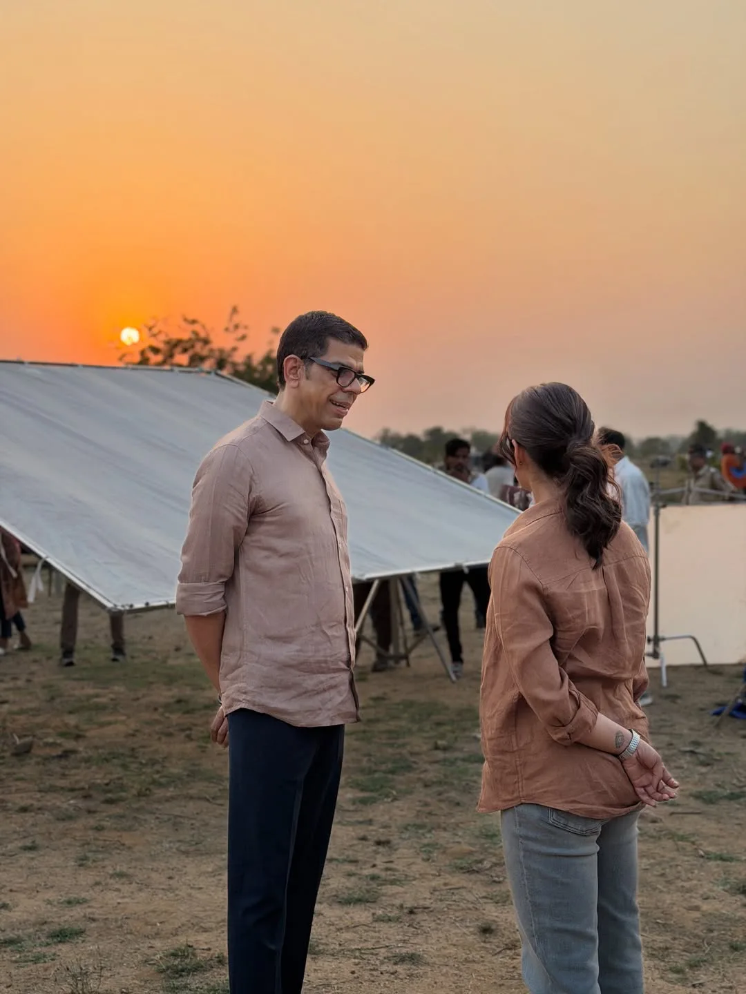 samyuktha menon shared black gold movie working stills