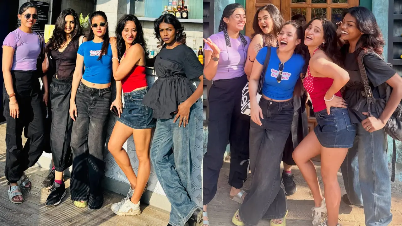 siri hanmanth chilling with friends photos