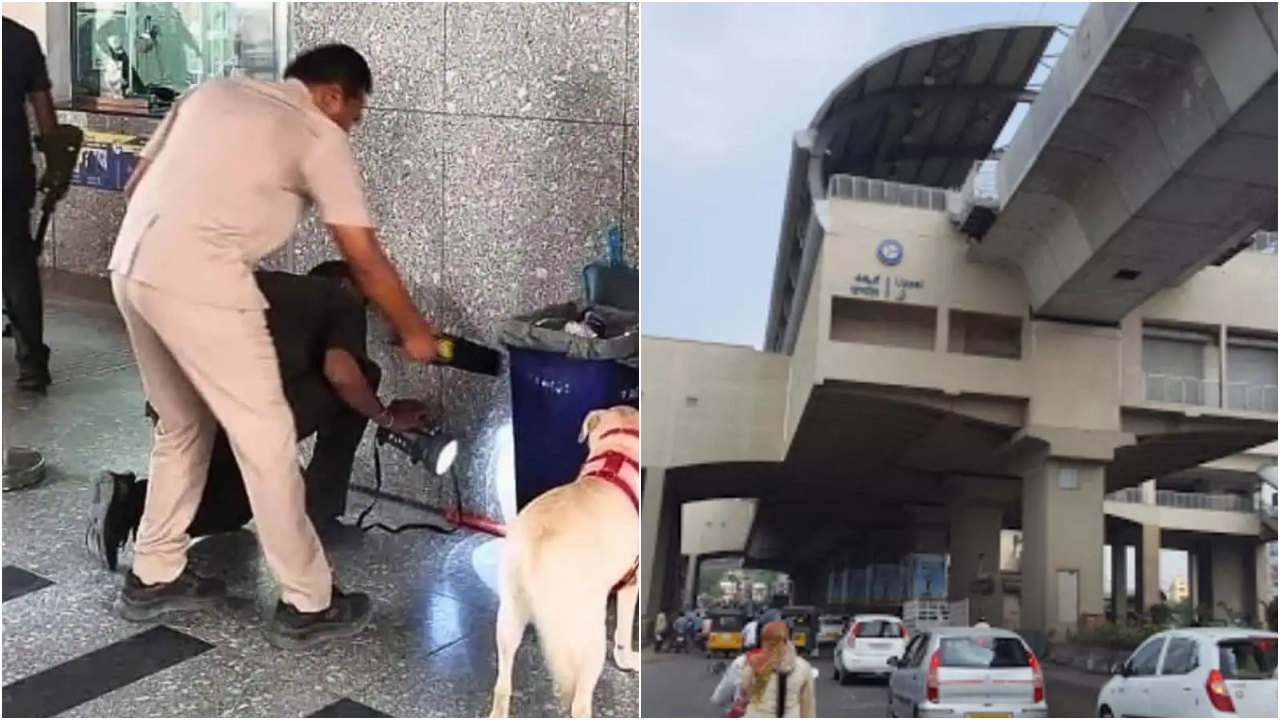 Uppal Metro Station : ఉప్పల్ మెట్రో స్టేషన్ కు బాంబు బెదిరింపు కాల్.. అసలు విషయమిదే