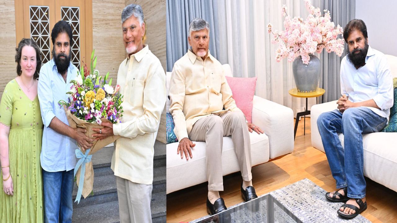 Chandrababu- Pawan: పవన్ నివాసానికి చంద్రబాబు.. శస్త్రచికిత్స తర్వాత పరామర్శించిన ముఖ్యమంత్రి.. ఫొటోలు