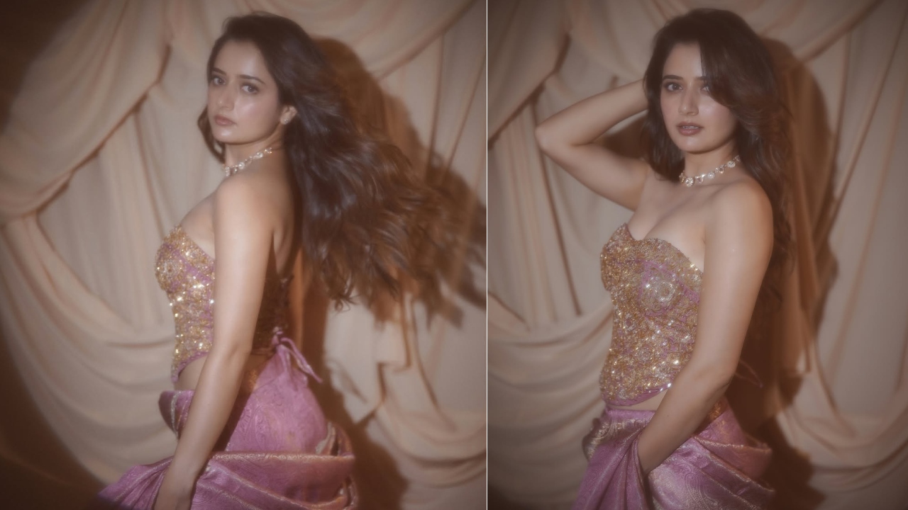 Ashika Ranganath : దివి నుంచి దిగివచ్చిన దేవకన్యలా..  మిల‌మిలా మెరిసిపోతున్న‌ ఆషికా రంగనాథ్..