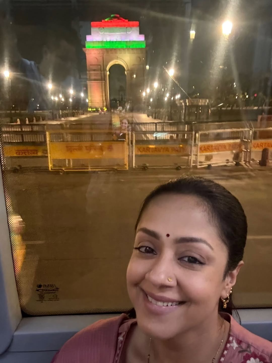 Actress Jyothika shares System Movie Making pics