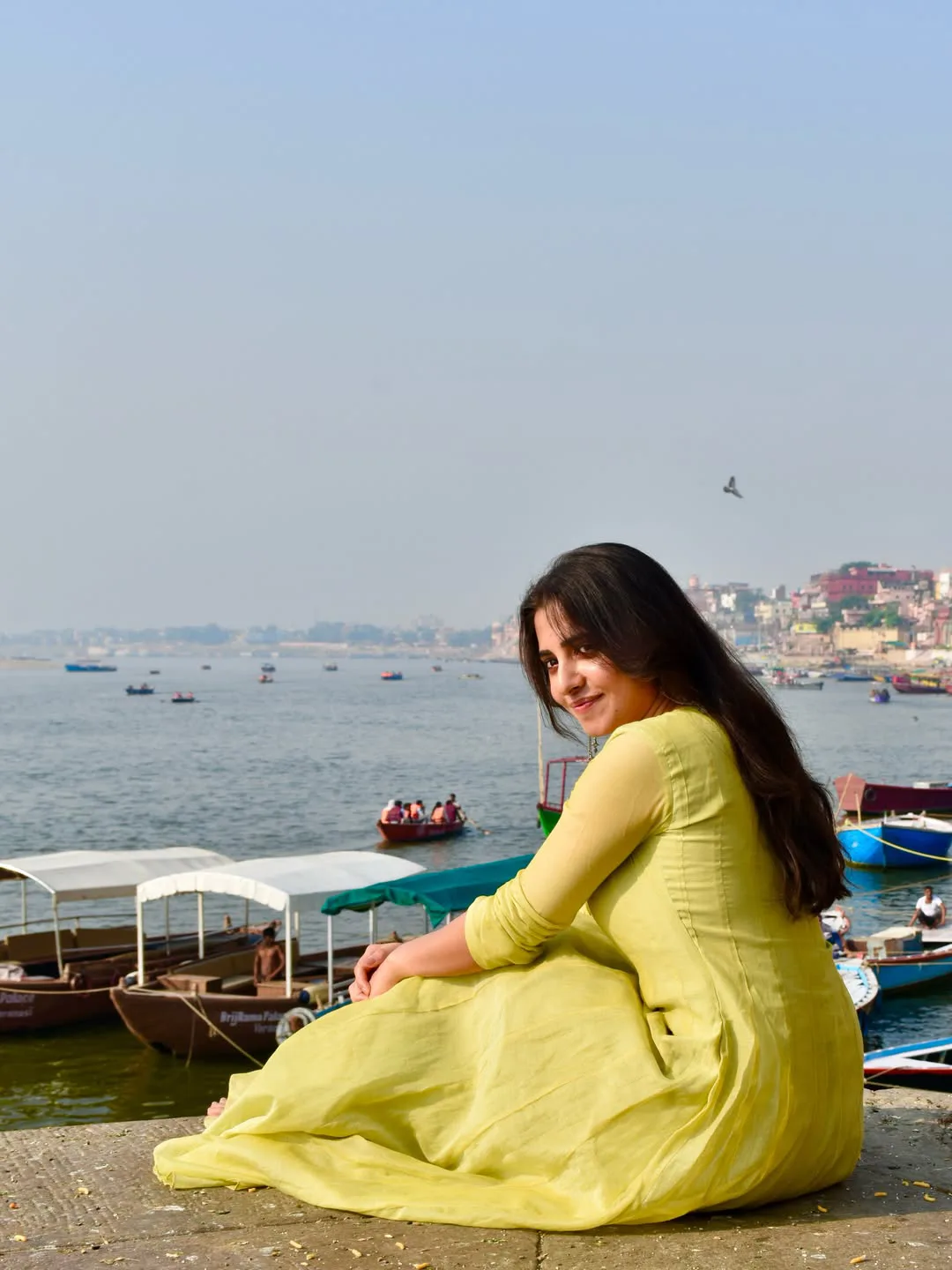 Actress Preethi Asrani at Kashi Visweswara Temple