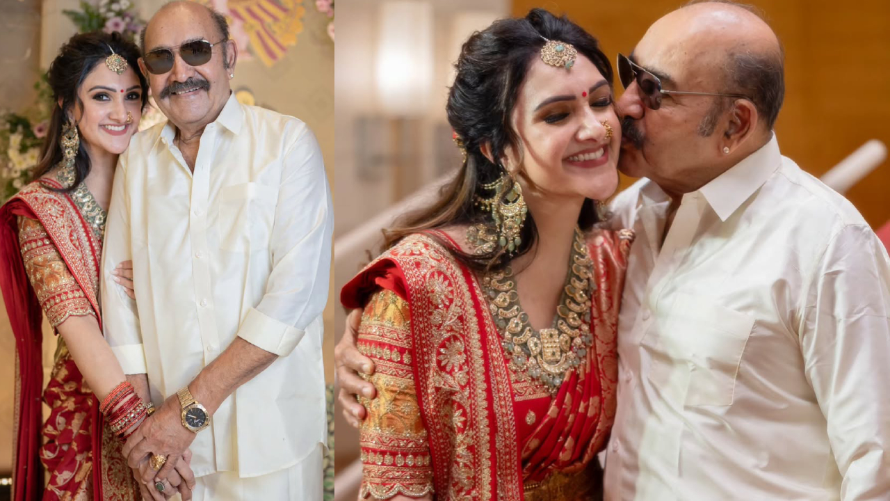 Sridevi Vijaykumar: తండ్రీకూతుళ్ల క్యూట్ బాండింగ్.. తండ్రి విజయ్‌కుమార్‌తో శ్రీదేవి స్పెషల్ క్లిక్స్